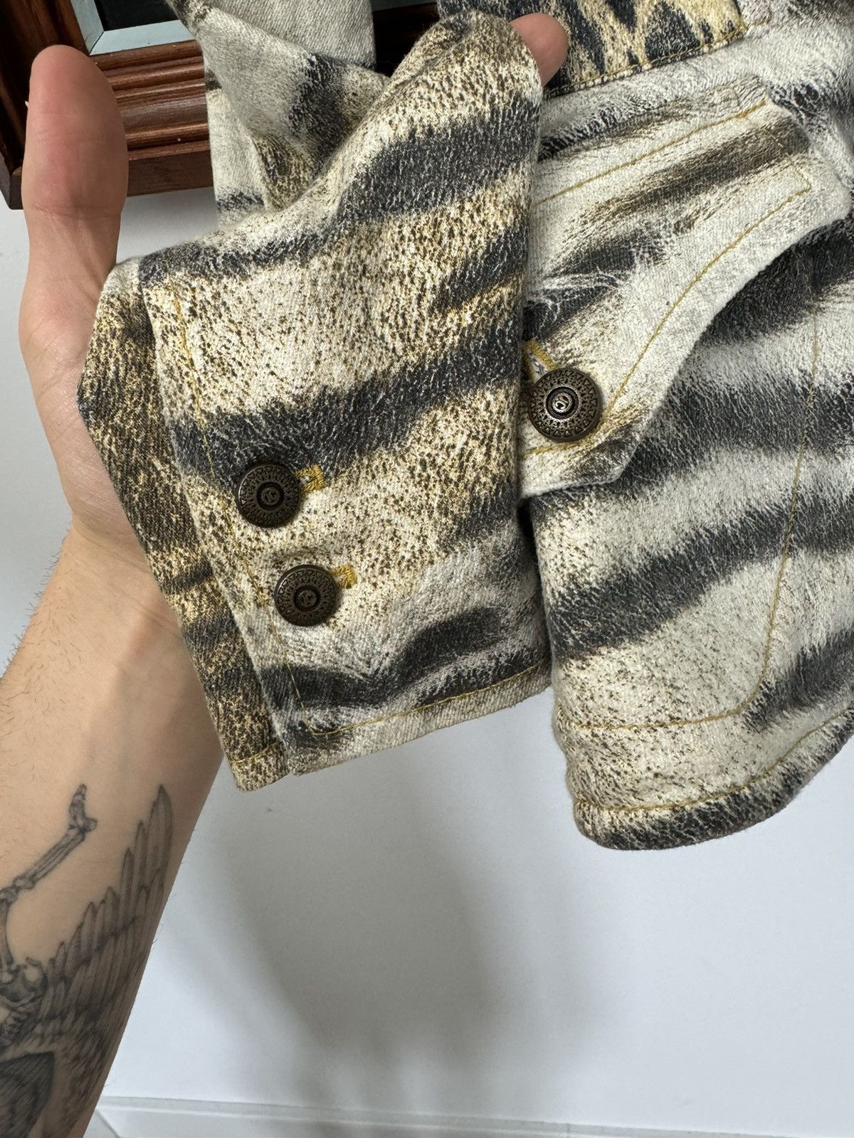 Just Cavalli Just Cavalli Vintage Y2K Blazer Jacket Animal Leopard Print Size L / US 10 / IT 46 - 6 Thumbnail