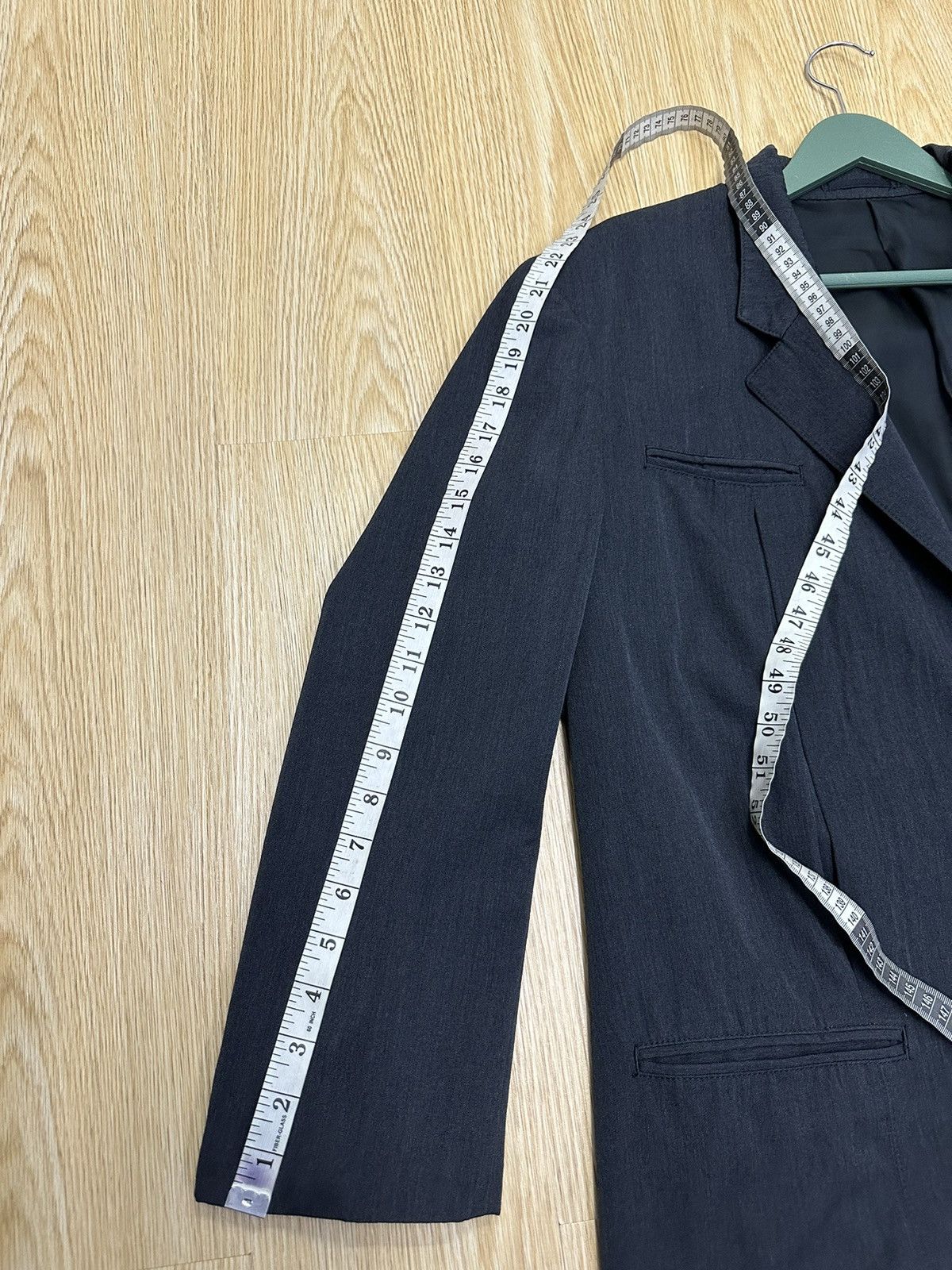 Y's for Men × Yohji Yamamoto Y’s For Men Yohji Yamamoto Blazer Button Jacket MJ89 Size 38R - 7 Thumbnail