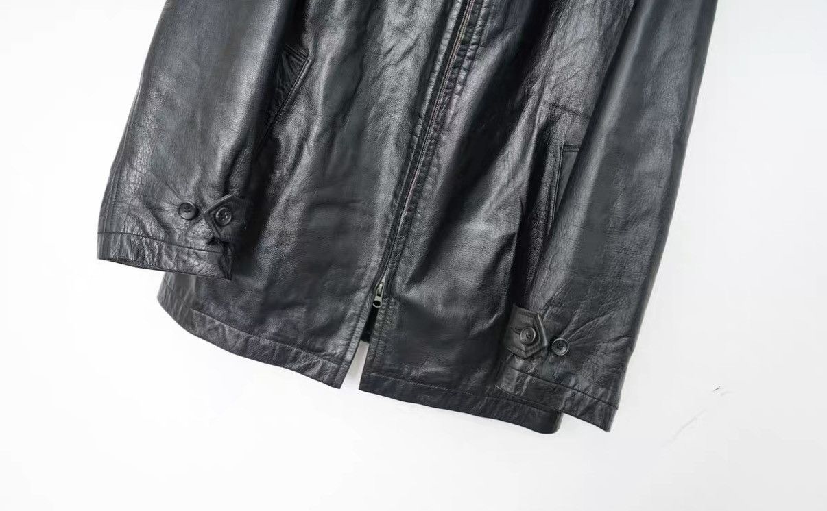 Yohji Yamamoto Yohji Yamamoto AAR Double Zip Mid-Length Leather Jacket Size US M / EU 48-50 / 2 - 6 Thumbnail
