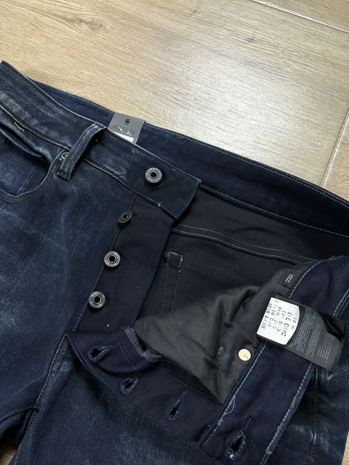 G-Star NEW🏷️ G-Star Raw 3301 Slim Denim Jeans Size US 32 / EU 48 - 4 Thumbnail