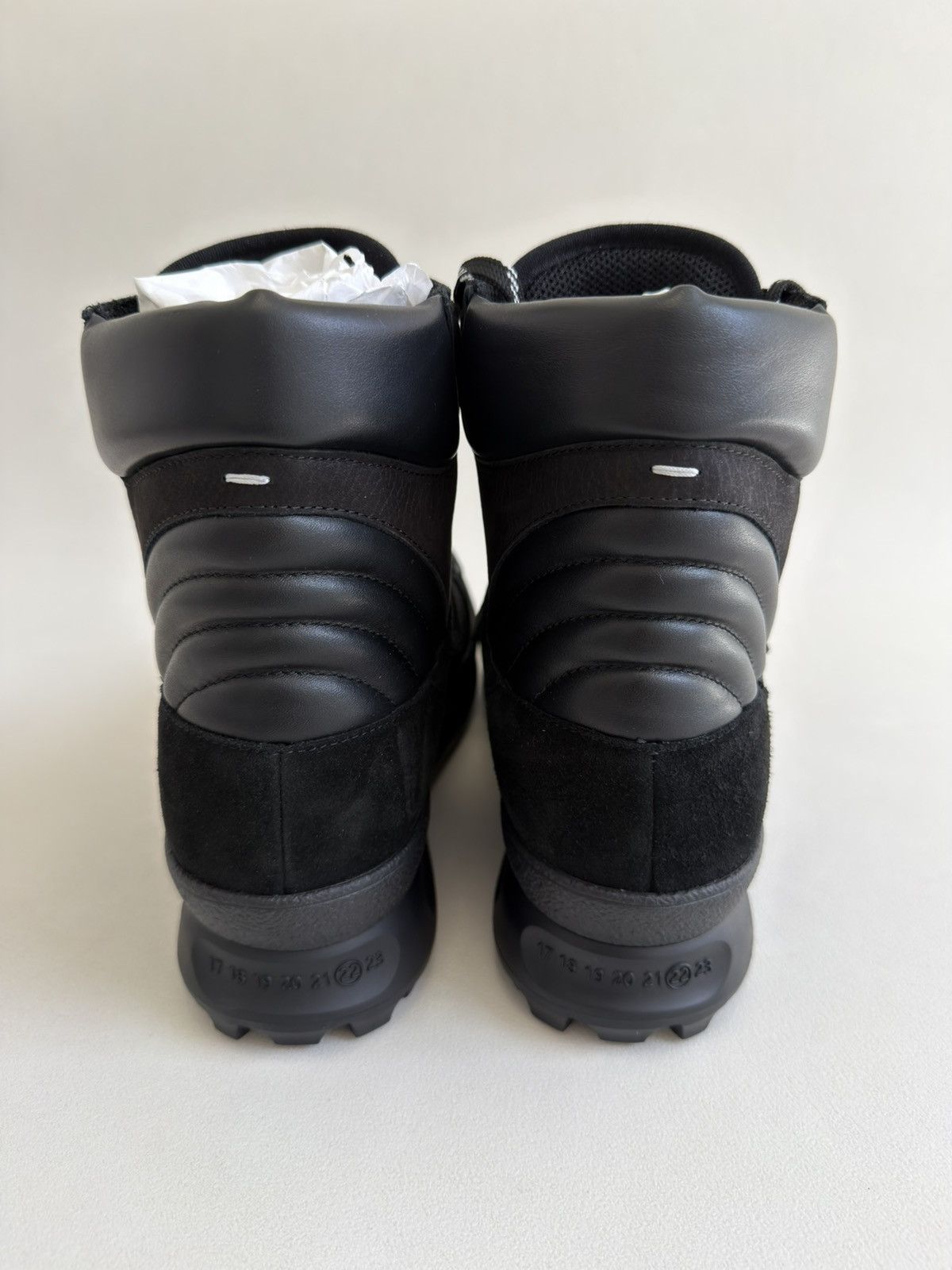 Maison Margiela A/W 24 ‘Climber’ Black High Top Sneakers Size US 8 / EU 41 - 14 Thumbnail