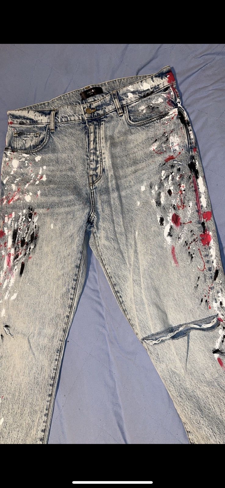 Amiri Amiri Painted Jeans Size US 34 / EU 50 - 5 Thumbnail