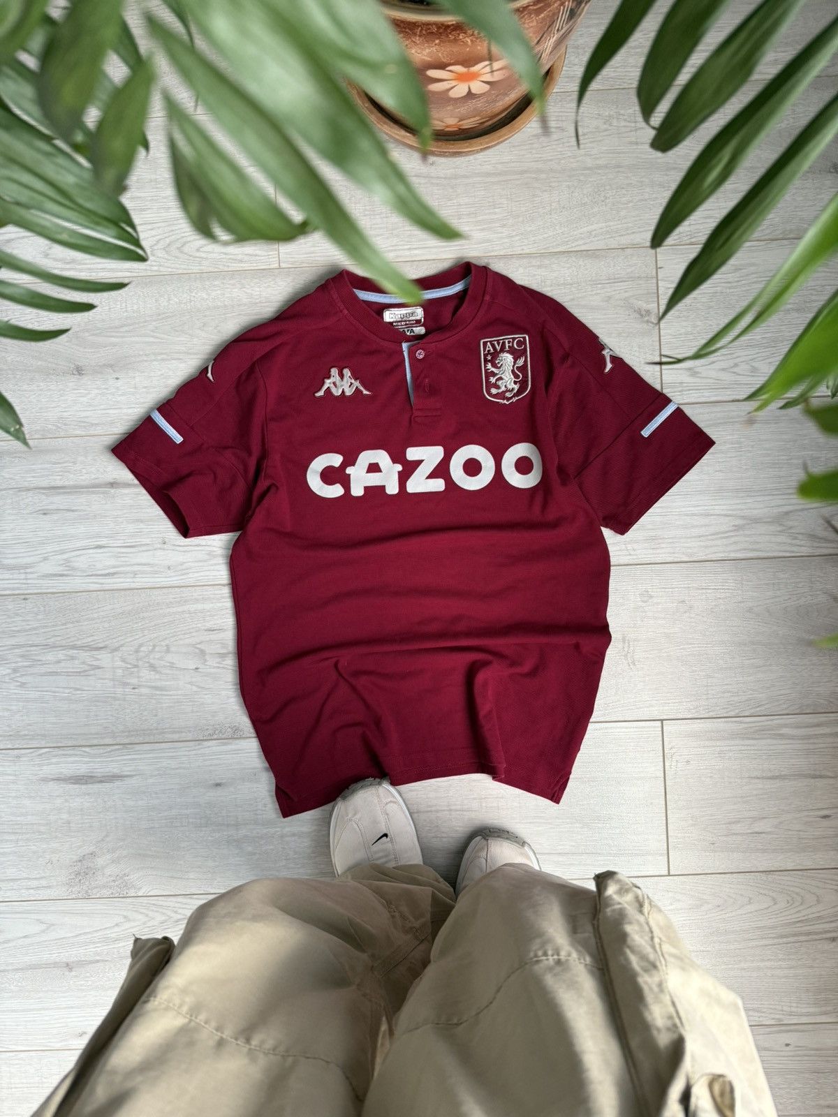 Vintage Kappa Aston Villa Soccer jersey shirt tee