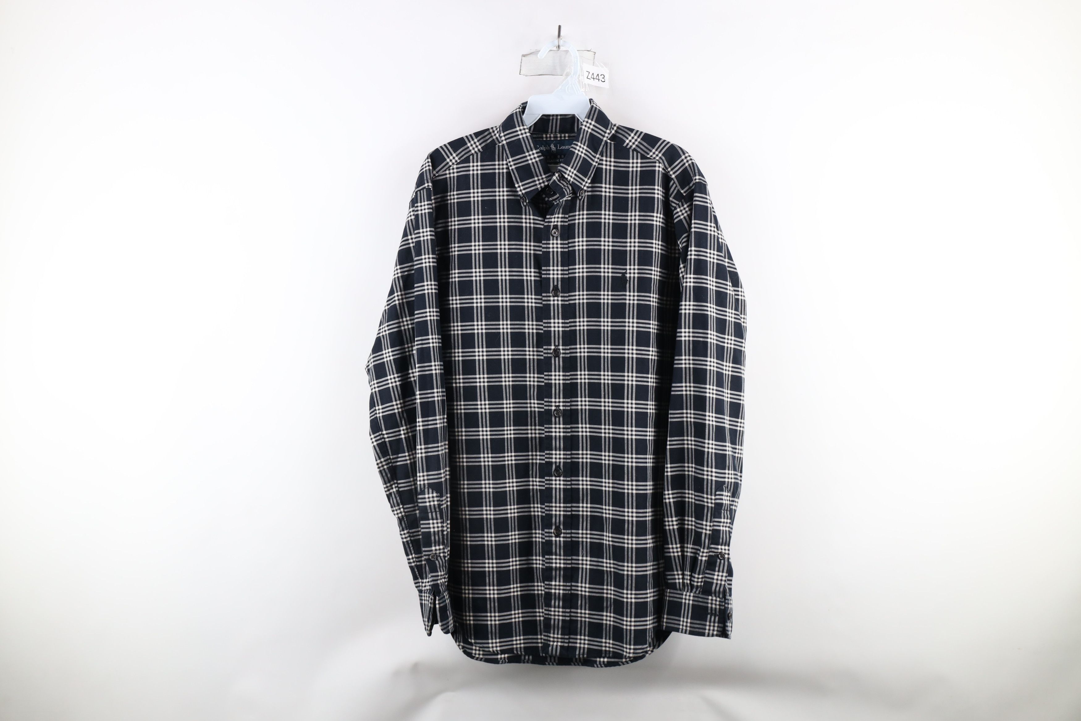 Ralph Lauren × Vintage Vintage 90s Ralph Lauren Collared Button Down Shirt Plaid Size US M / EU 48-50 / 2 - 1 Thumbnail