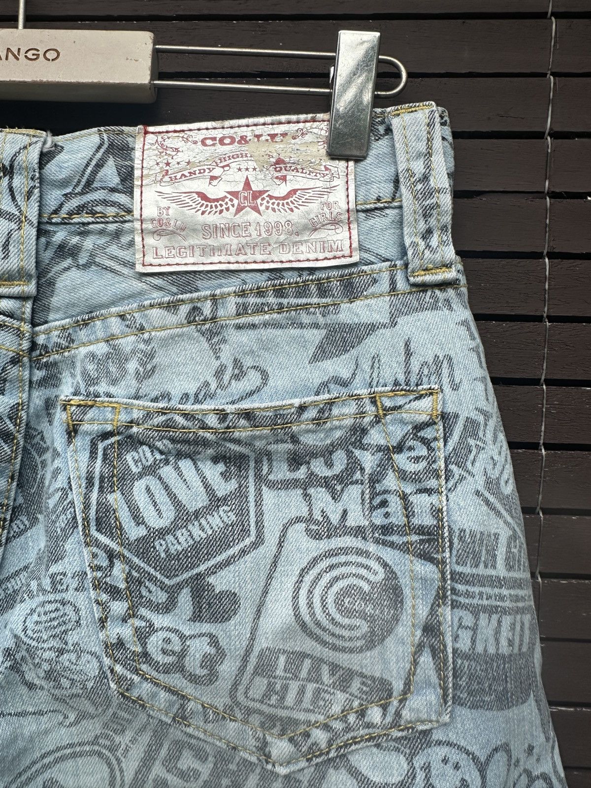 Hysteric Glamour 🔥🔥🔥Co&Lu Full Printed Denim Jeans Size US 30 / EU 46 - 9 Thumbnail