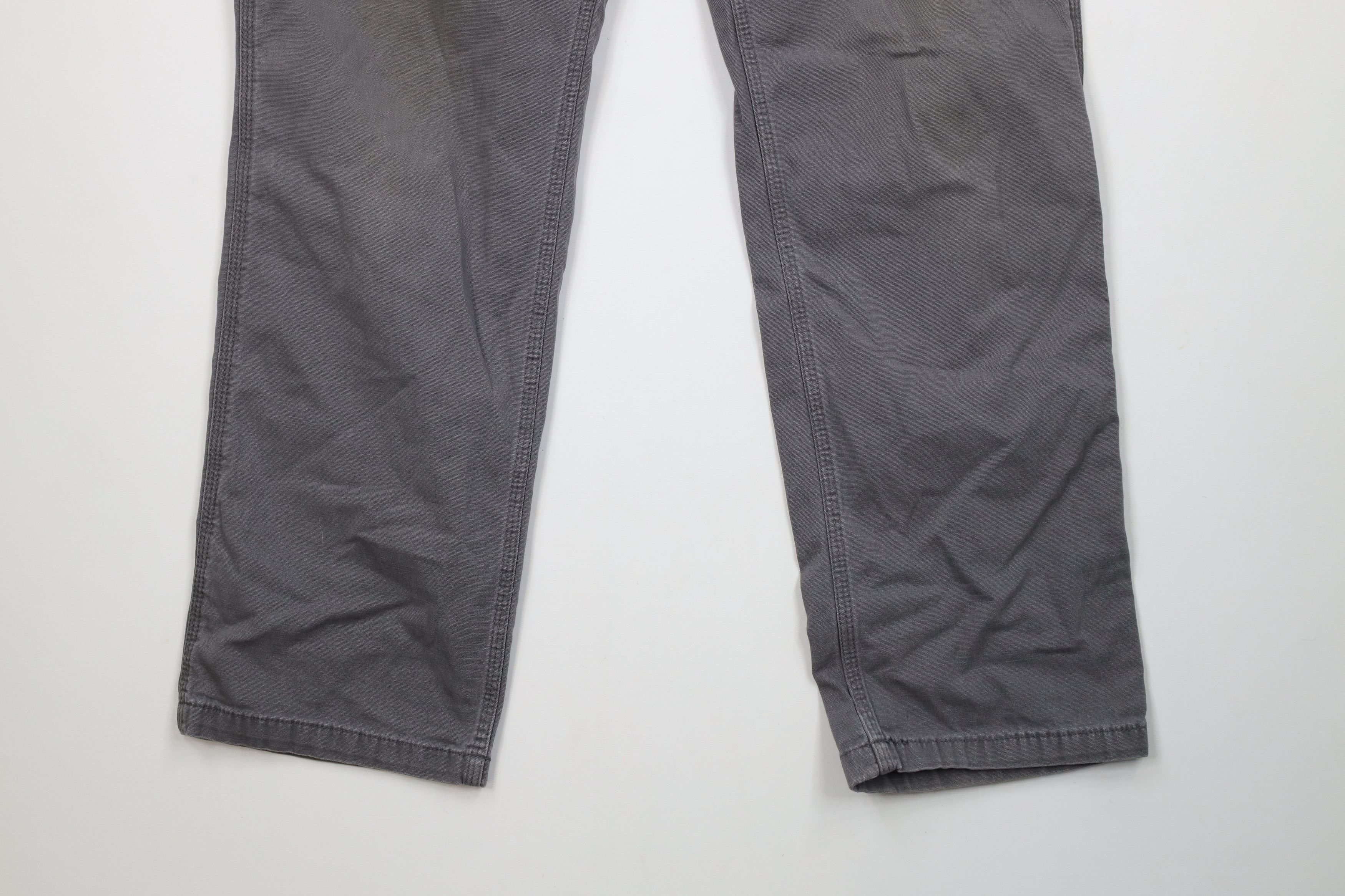 Carhartt × Vintage Vintage Y2K Carhartt Fit Wide Leg Dungaree Pants Gray Size US 38 / EU 54 - 4 Thumbnail