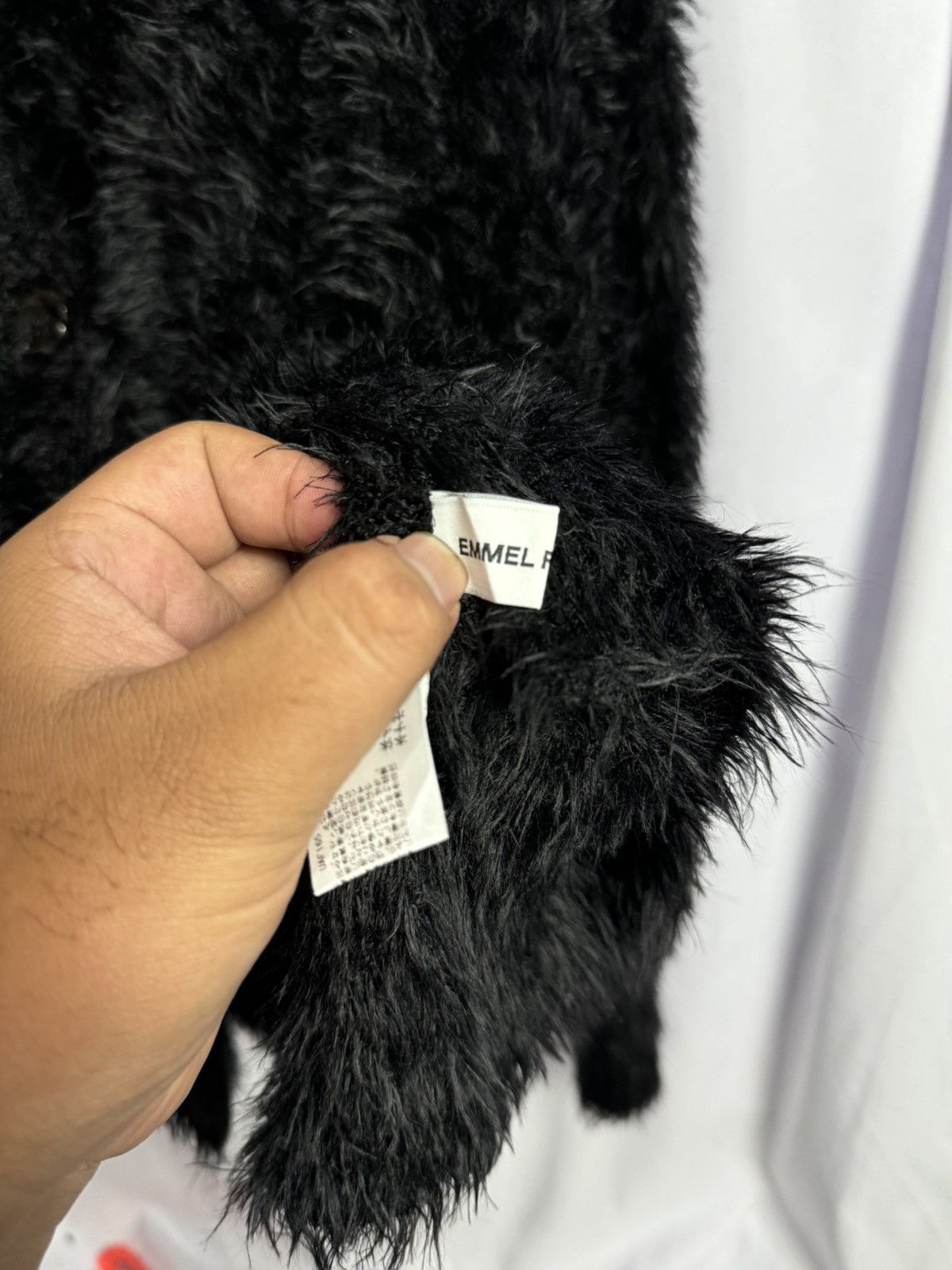 Hysteric Glamour × If Six Was Nine × Japanese Brand Fuzzy Mohair Grunge Emmel Refines Cardigan Kurt Cobain Style Size US M / EU 48-50 / 2 - 6 Thumbnail