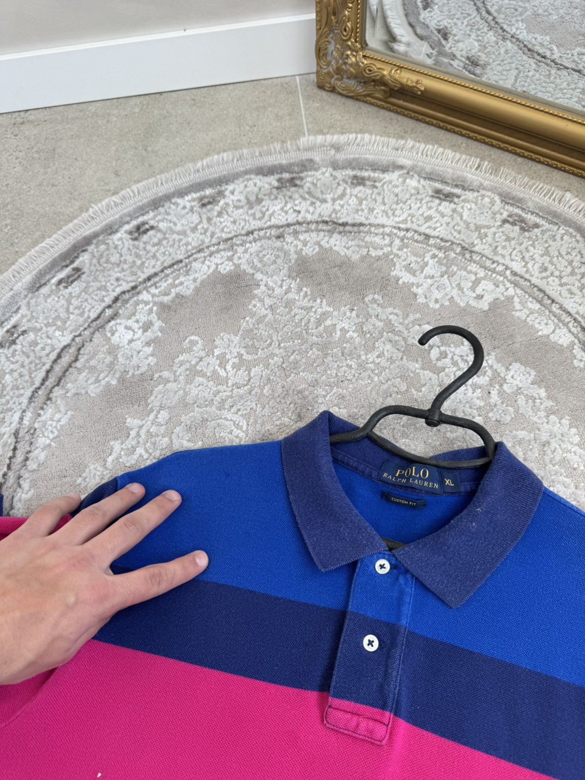 Polo Ralph Lauren Polo Ralph Lauren T-Shirt Chief Keef striped Polo Size US XL / EU 56 / 4 - 4 Thumbnail