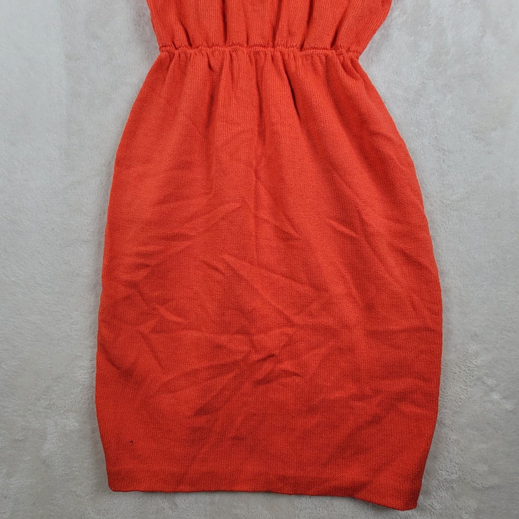 St. John St. John Dress Orange Long Knit Short Sleeve Button Closure Women 6 Dress Size M / US 6-8 / IT 42-44 - 6 Thumbnail
