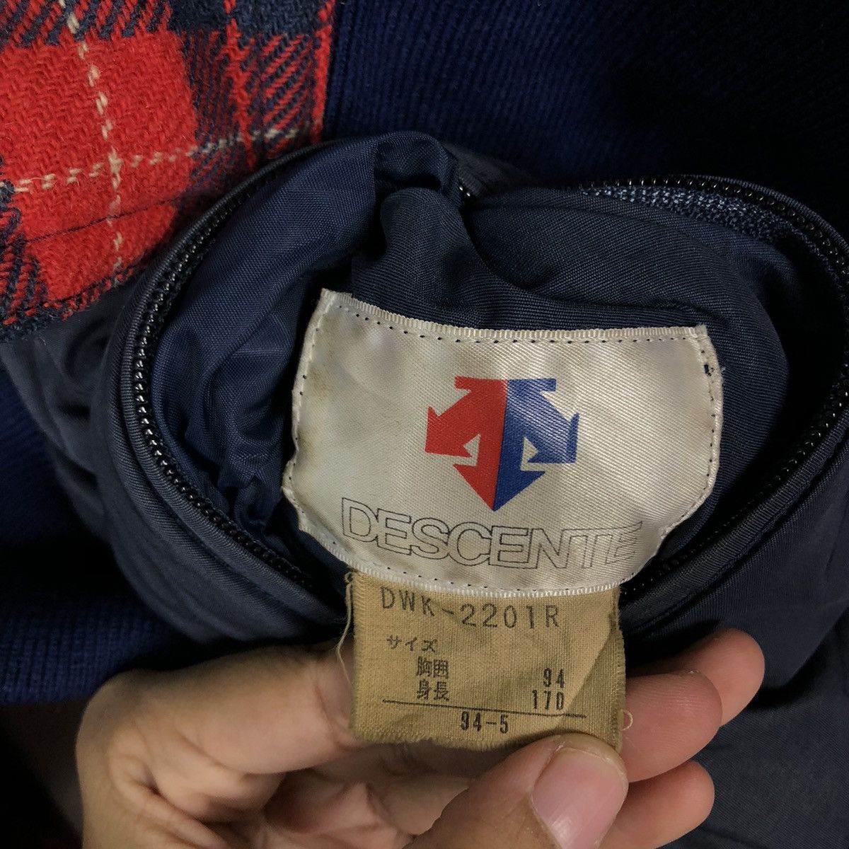Descente 🔥90’s Vintage Reversible Bomber Jacket Descente Punk Design Size US M / EU 48-50 / 2 - 22 Thumbnail