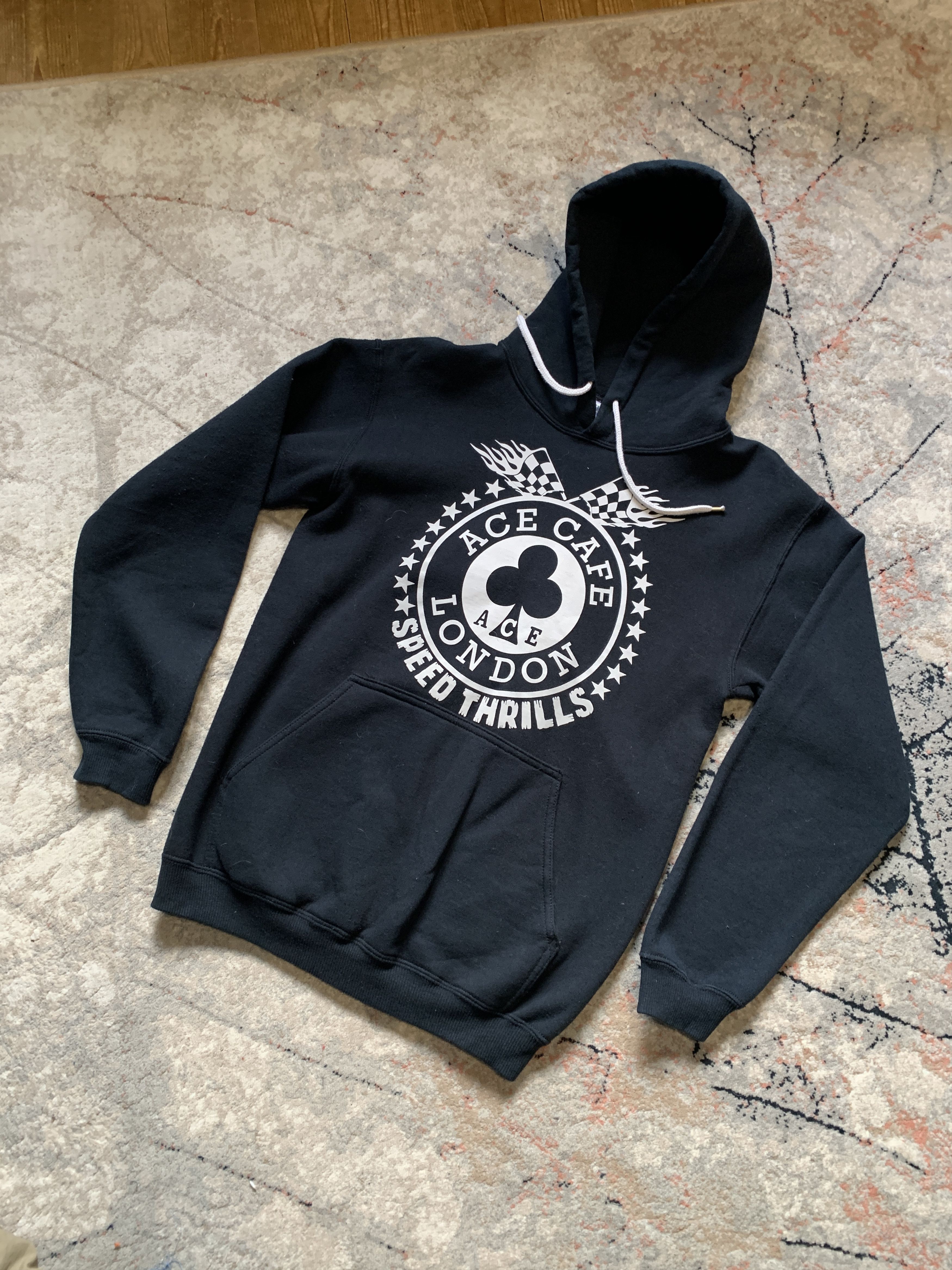 Vintage Ace Cafe London Speed Thrills Vintage Hoodie Size US S / EU 44-46 / 1 - 1 Thumbnail