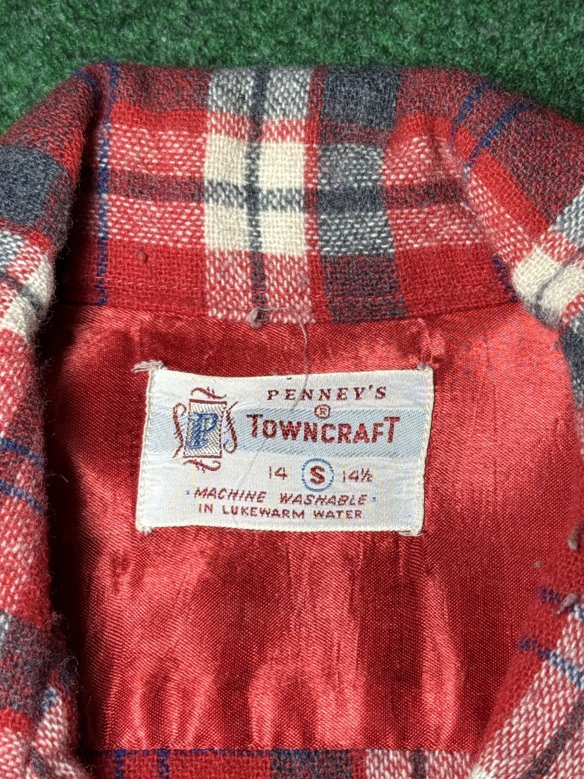 Towncraft Vintage 90s Pennys Towncraft Flannel Plaid Button Up Shirt Size US S / EU 44-46 / 1 - 2 Thumbnail