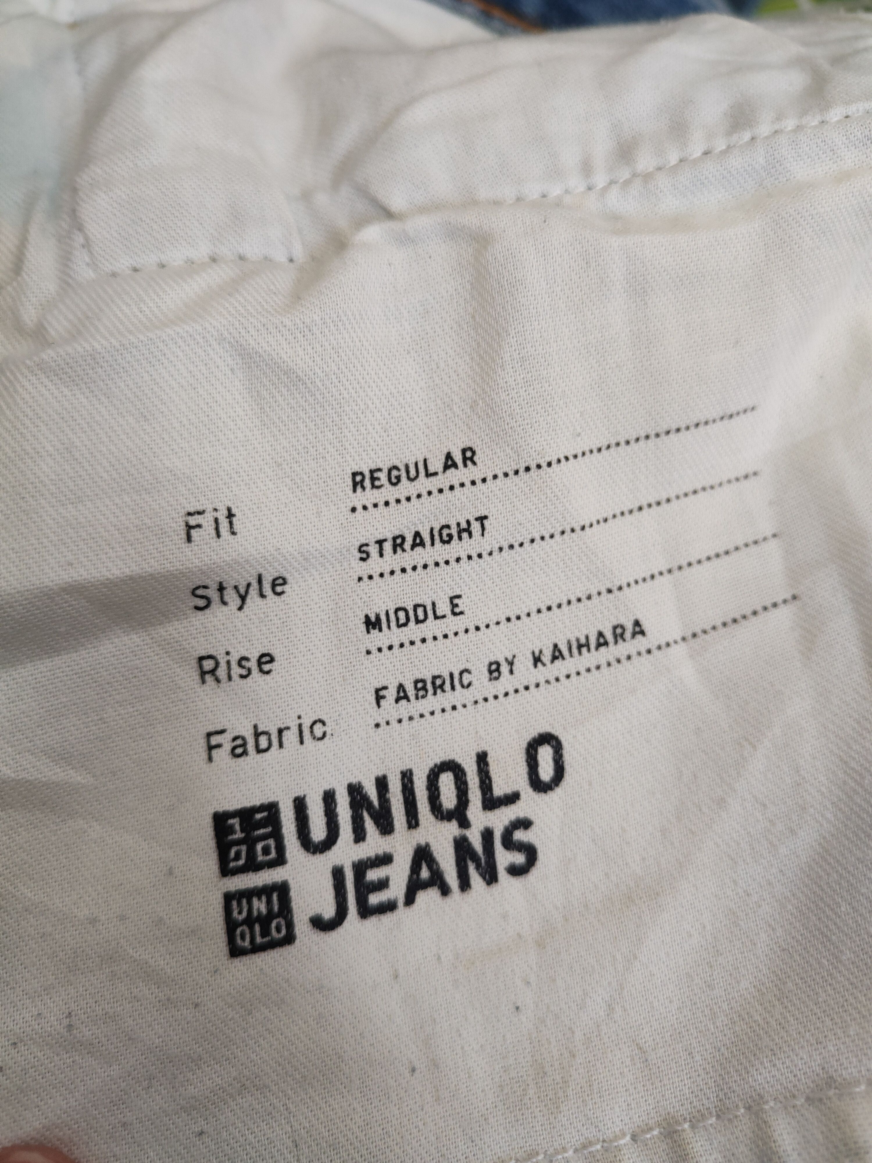 Japanese Brand Uniqlo fabric by kaihara Blue Distressed Ripped Jeans #W1871 Size US 34 / EU 50 - 13 Thumbnail
