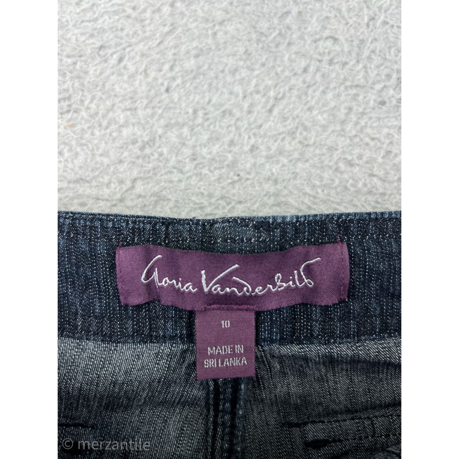 Vintage Buckle Shorts Womens 29 Blue Denim Capri Distressed Stretch 5-Pocket Casual Womens Size 29" - 3 Thumbnail