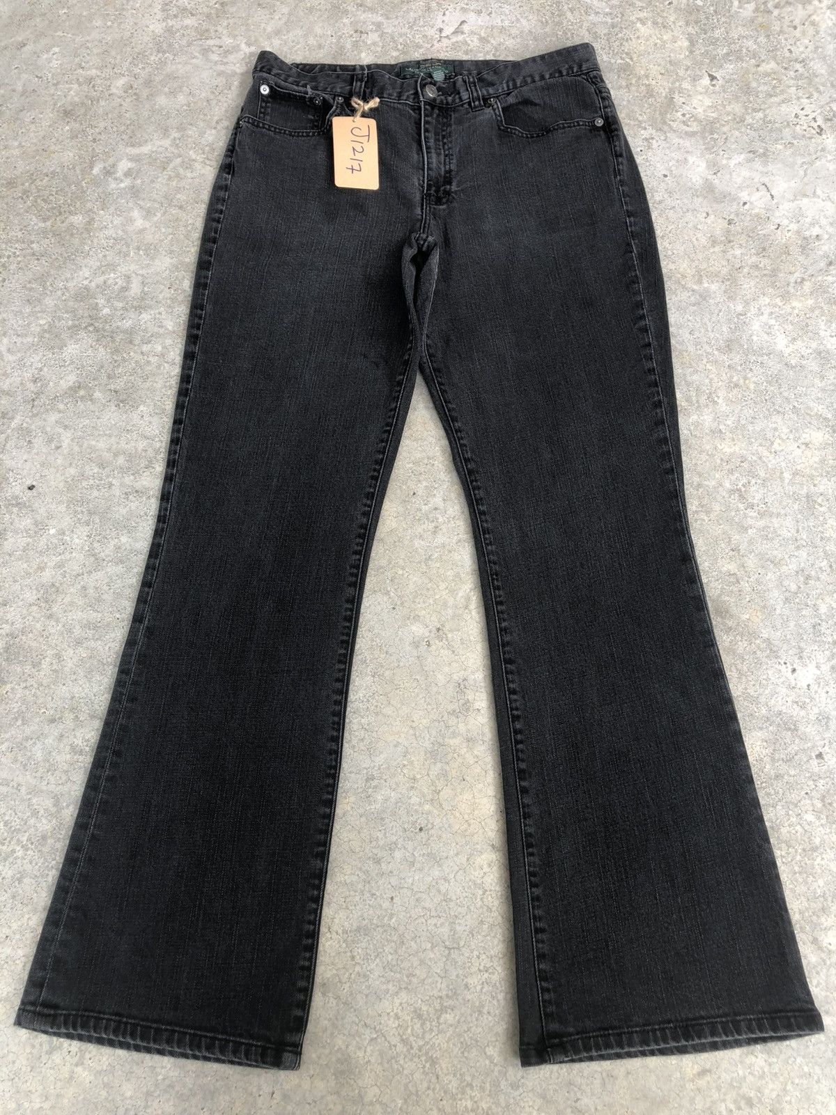 If Six Was Nine LRL Lauren Flared Jeans Distressed Jeans Size US 33 - 1 Thumbnail