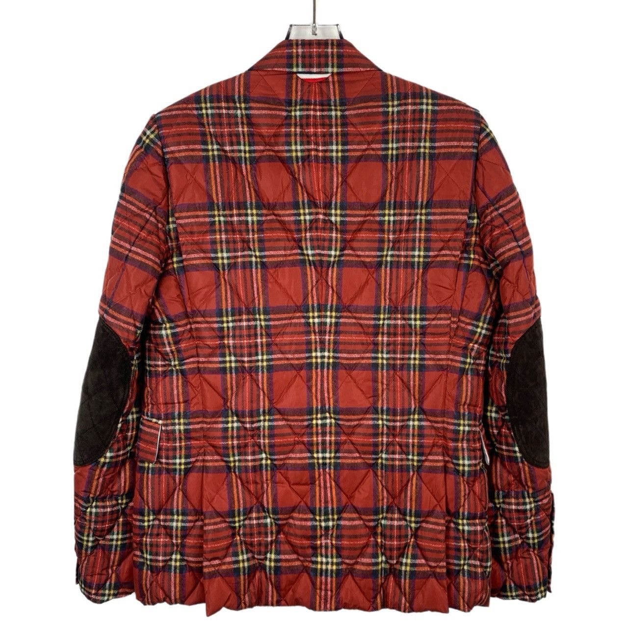 Moncler Moncler Logo Patch Red Checkered Down Blazer Size S / US 4 / IT 40 - 2 Thumbnail