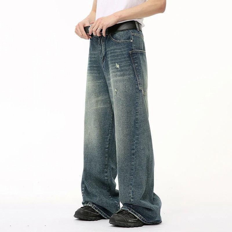 Jean × Vintage Worn-out Big Pockets Denim Size US 32 / EU 48 - 4 Thumbnail