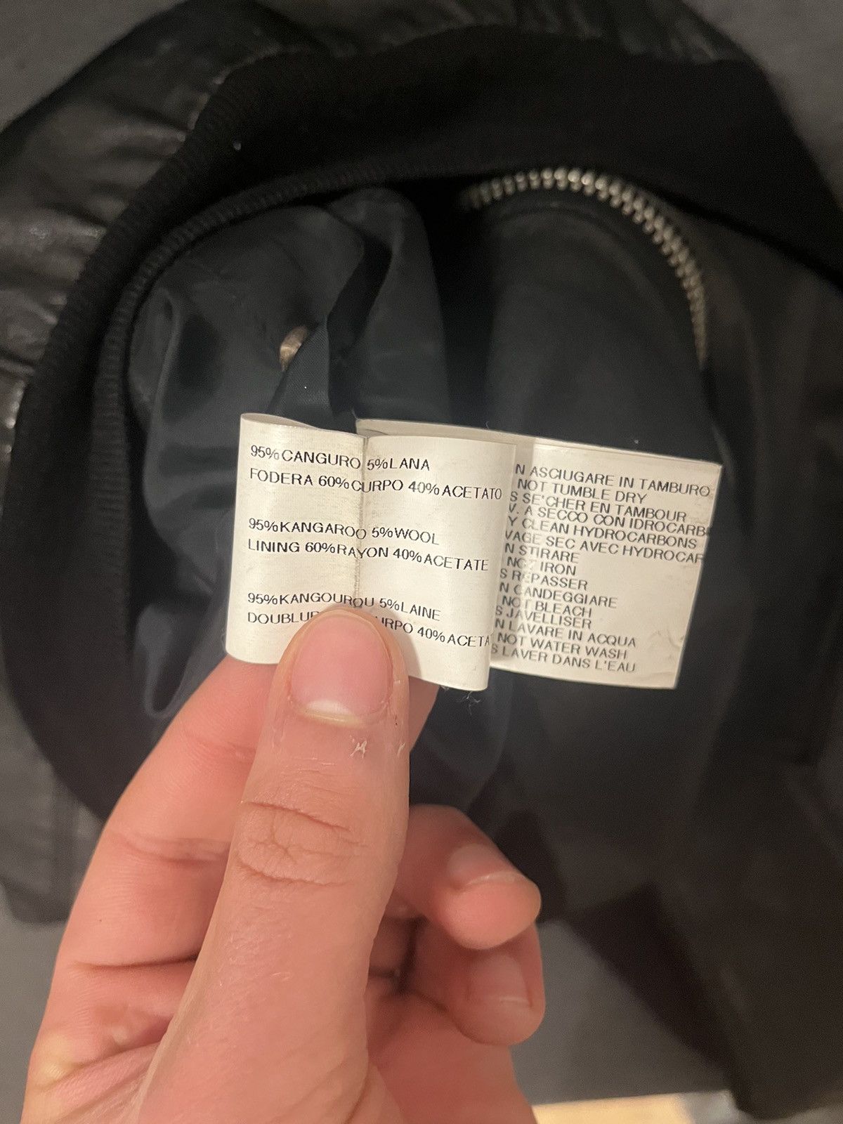 Rick Owens Rick owens SS17 leather kangaroo jacket black archive rare Size M / US 6-8 / IT 42-44 - 5 Thumbnail