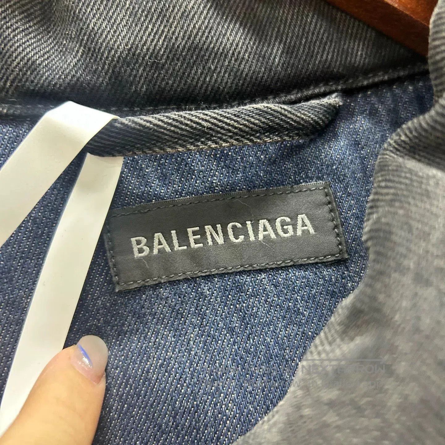 Balenciaga Balenciaga Black Distressed Denim Jacket. Size US S / EU 44-46 / 1 - 3 Thumbnail