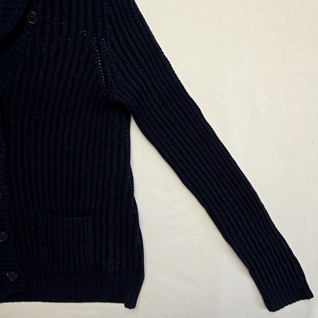 Lauren Ralph Lauren Lauren Ralph Lauren Navy Blue Knit Cardigan Sweater Small Size S / US 4 / IT 40 - 4 Thumbnail