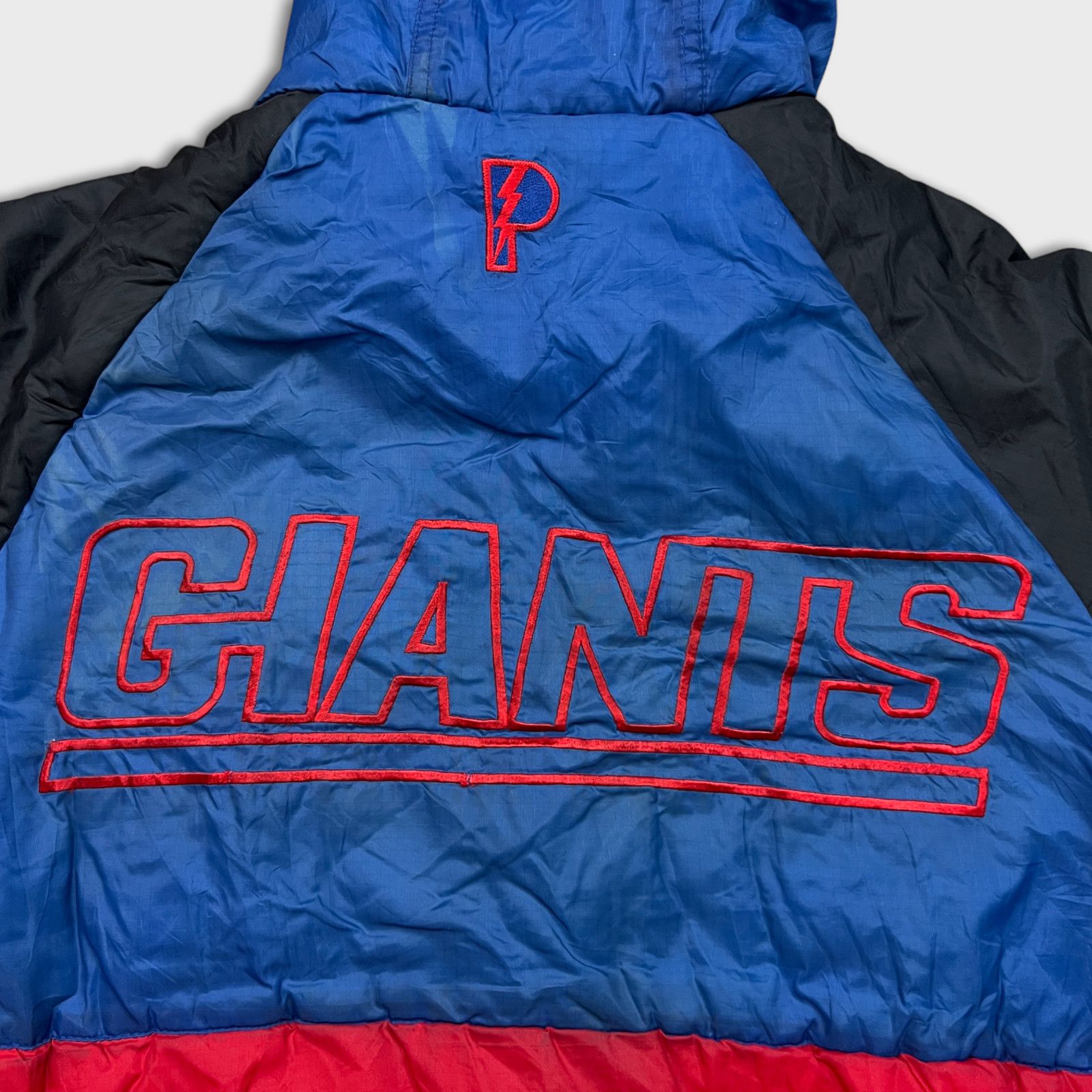 NFL × Pro Player × Vintage VTG 90s Pro Player New York Giants Jacket Large Zip NFL Coat Size US L / EU 52-54 / 3 - 11 Thumbnail