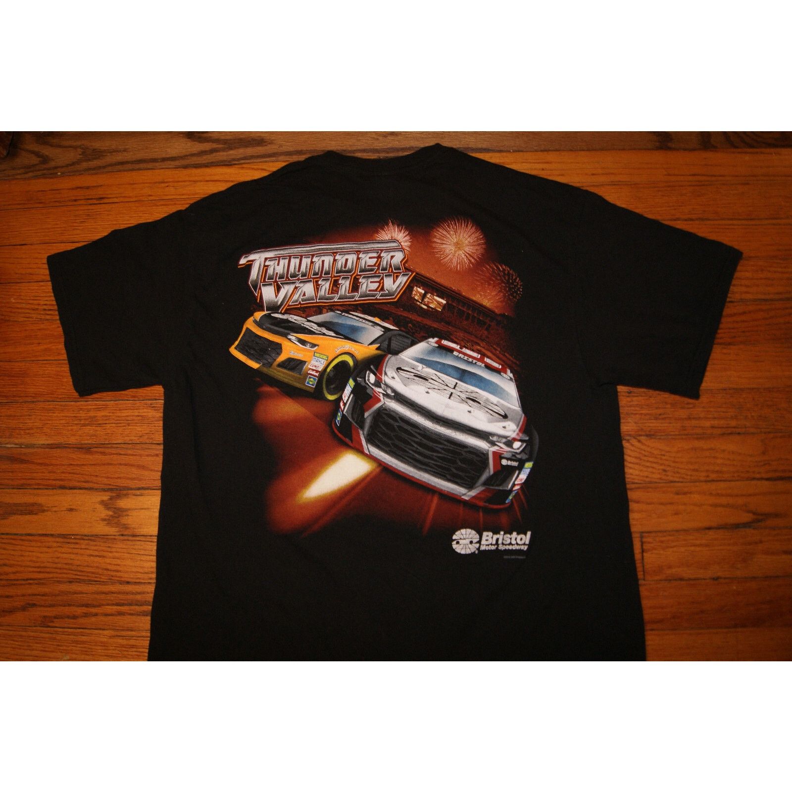 Delta Bristol Motor Speedway Thunder Large TShirt NASCAR 2 Sided Size US L / EU 52-54 / 3 - 1 Thumbnail