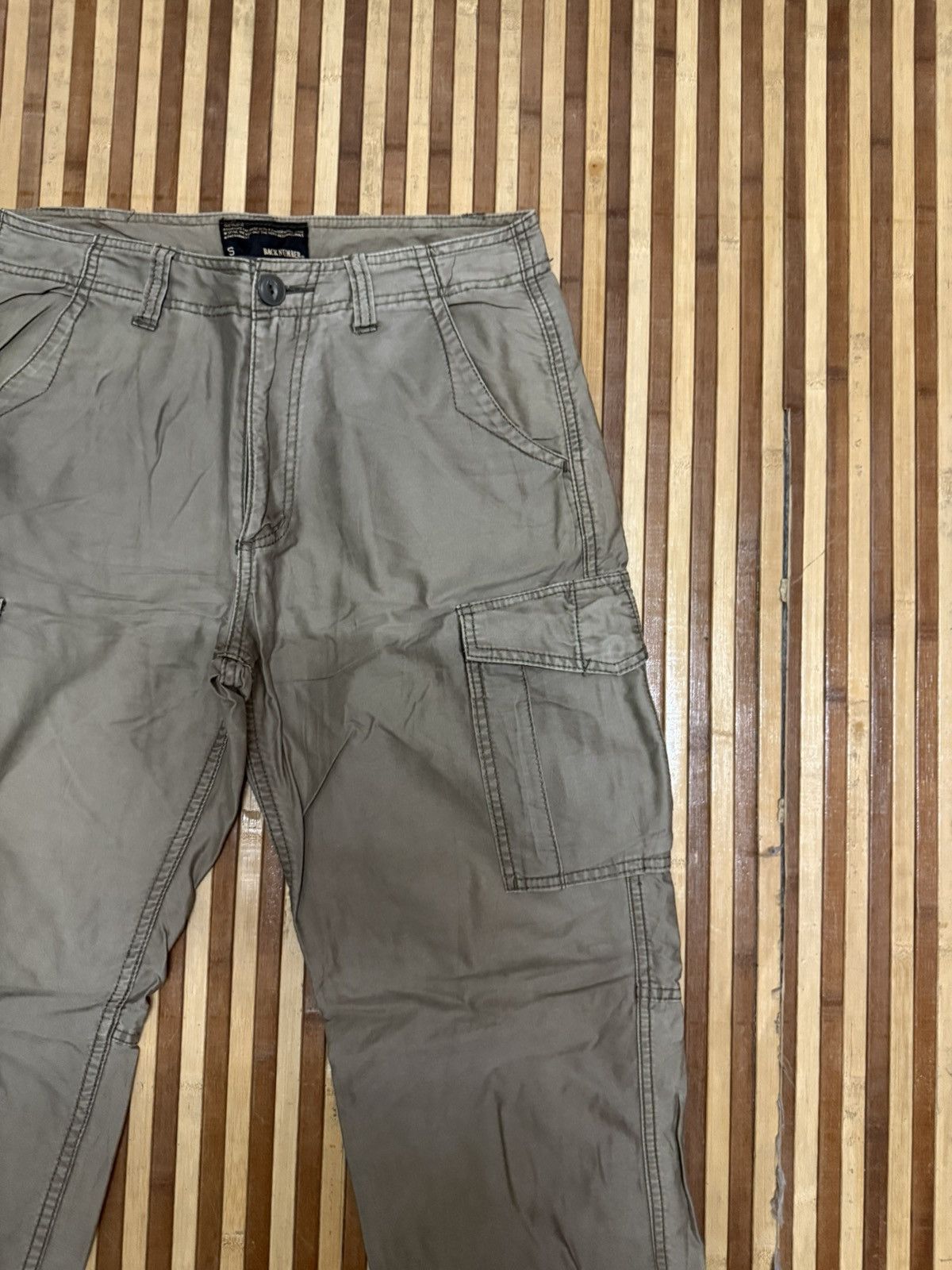 Japanese Brand Back Number Japan Style Cargo Pants W30X32 / Streetwear Size US 30 / EU 46 - 4 Thumbnail