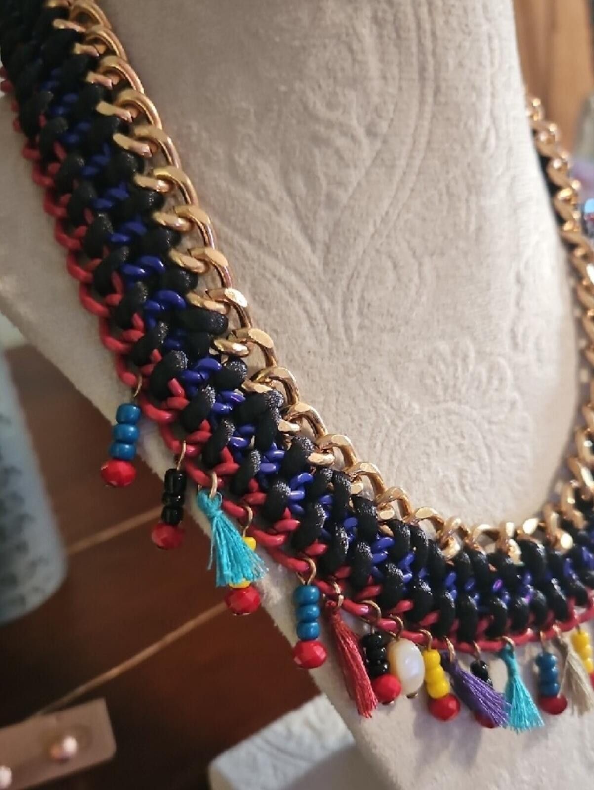 Other Boho Multicolor Tassel Chain Necklace Size ONE SIZE - 2 Thumbnail