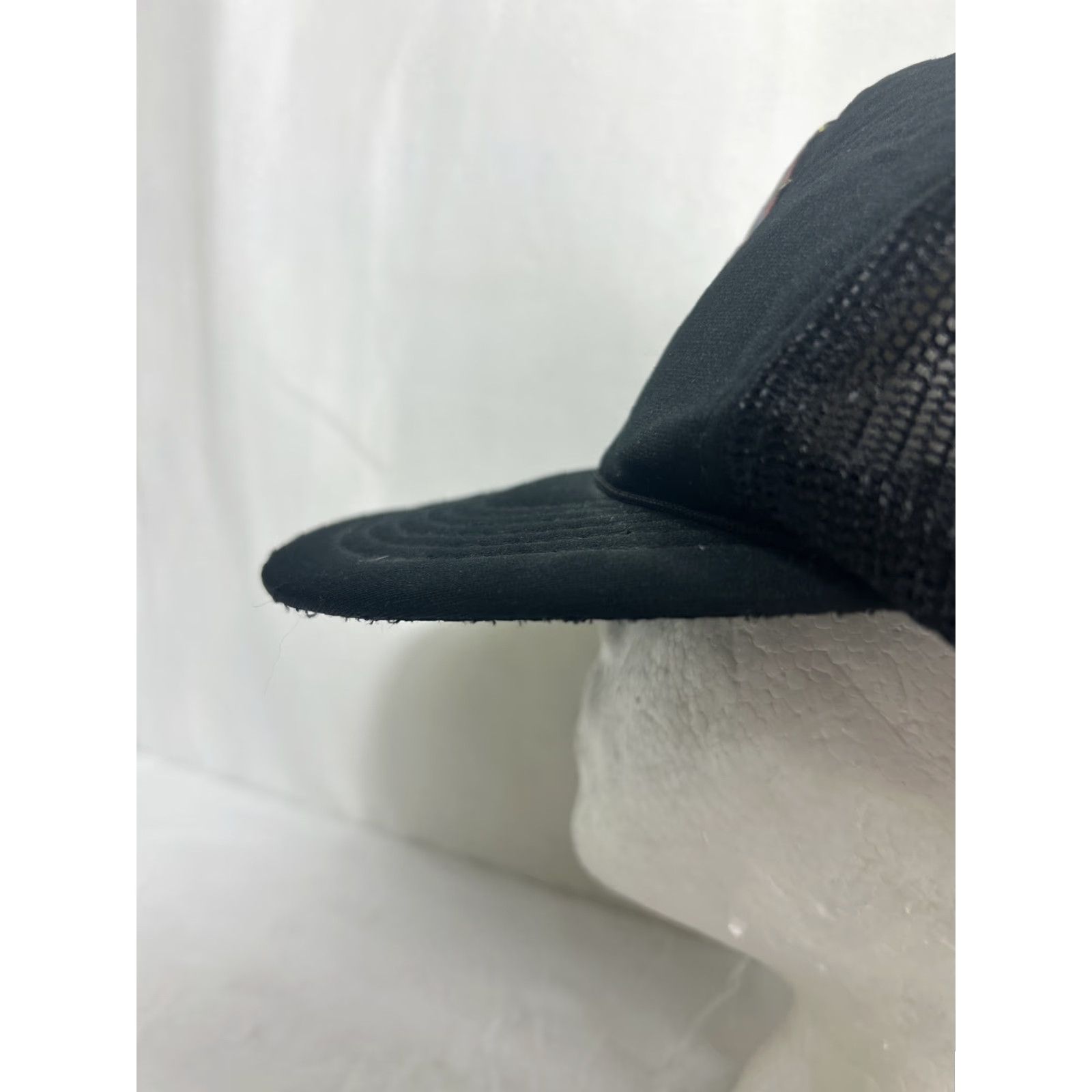 Disney VINTAGE Dick Tracy Trucker Hat Black SnapBack Adjustable Distressed Men One Size Disney Kapit? Size ONE SIZE - 7 Thumbnail