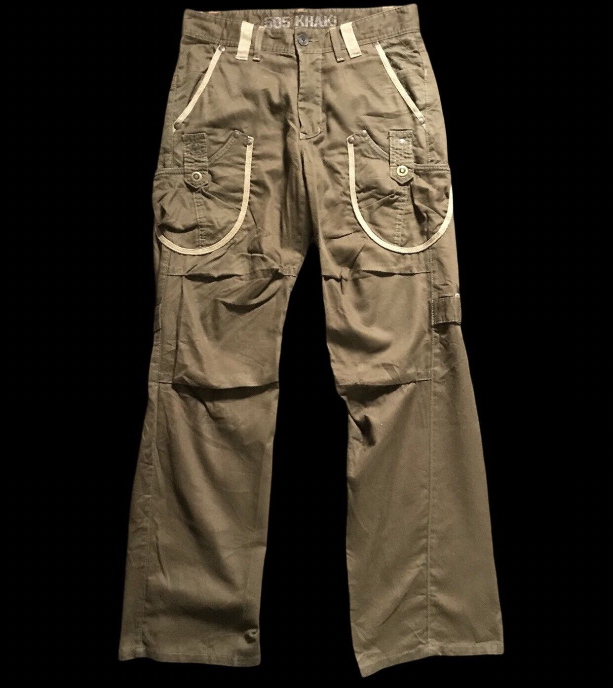 CP227 EDWIN 505 Twisted Cut Rare Pocket Cargo Pant