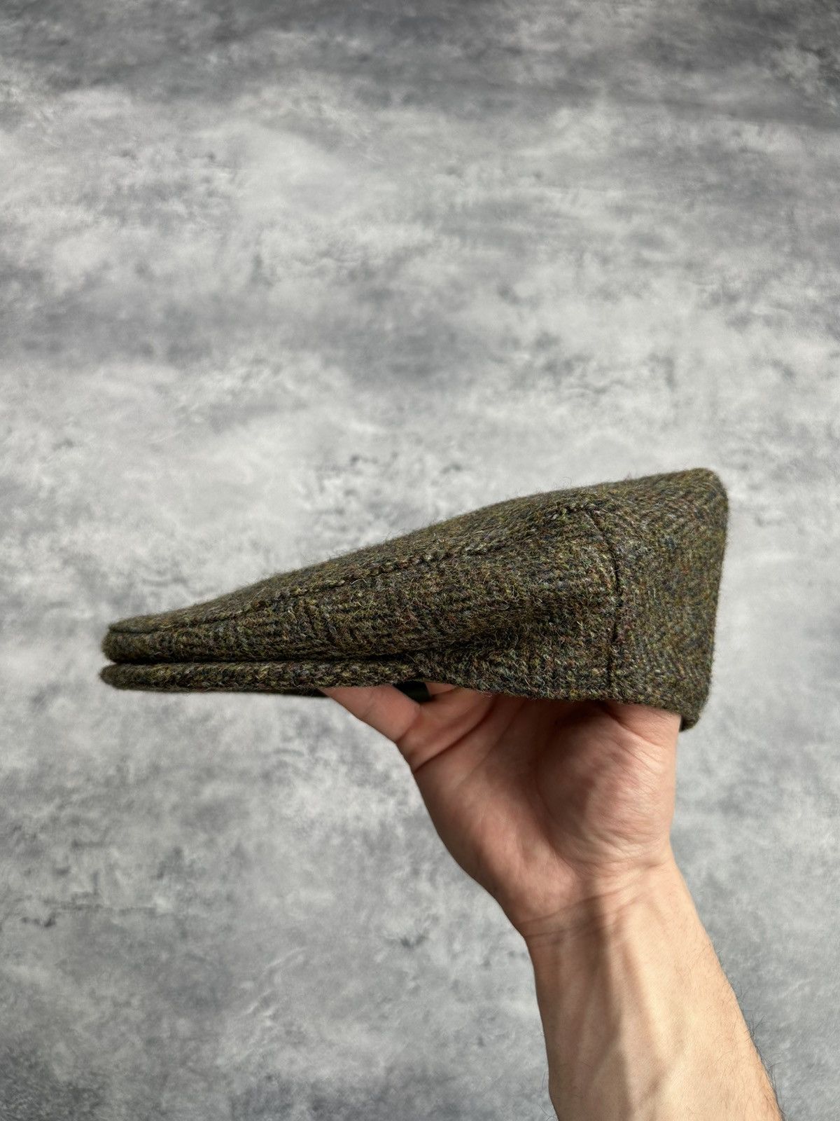 Harris Tweed Vintage Harris Tweed Wool Flat Cap Bond Bakerboy Y2K Hat M Size ONE SIZE - 4 Thumbnail