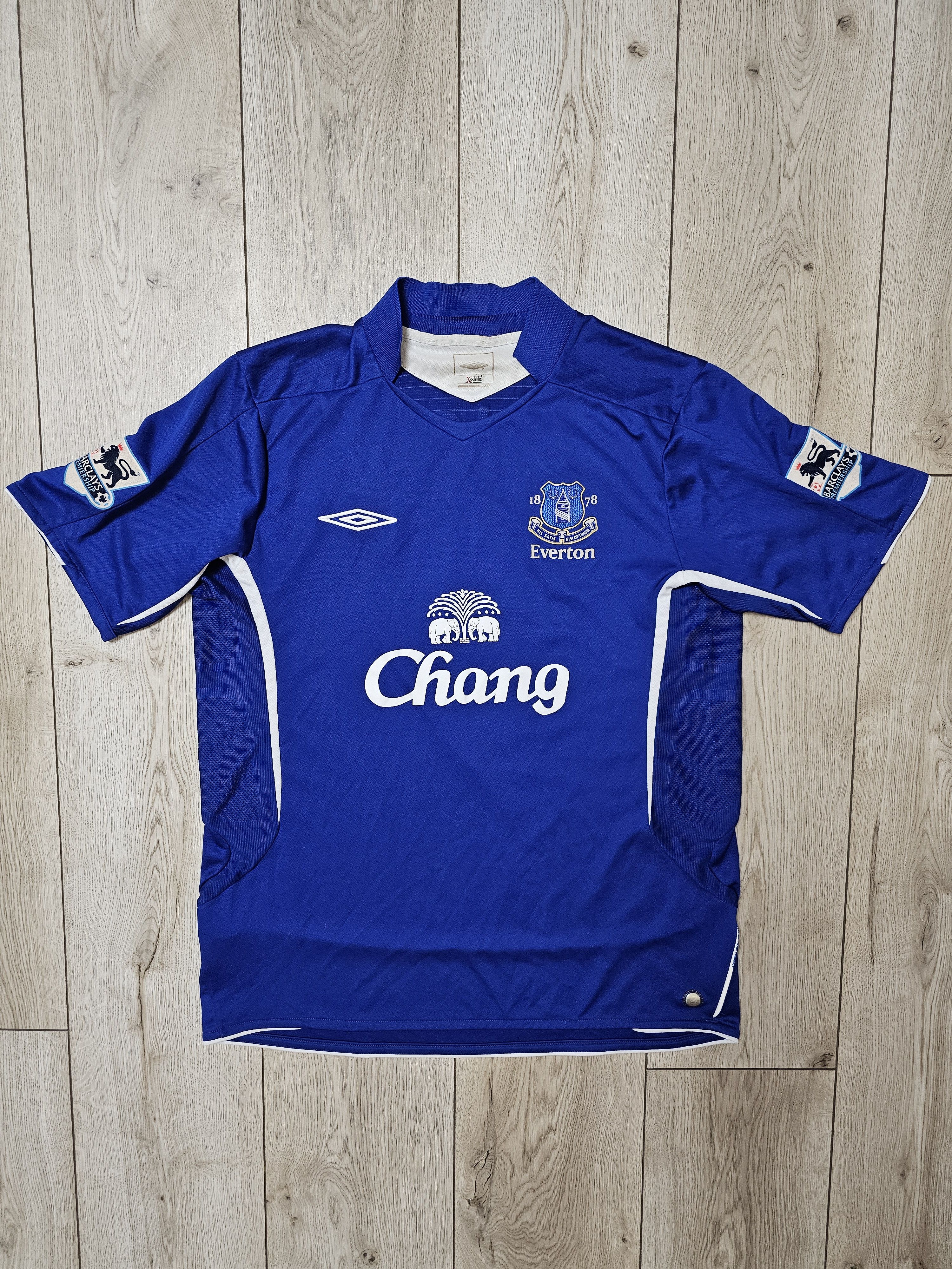 Umbro × Vintage EVERTON 2005 2006 HOME VINTAGE FOOTBALL SHIRT SOCCER JERSEY Size US L / EU 52-54 / 3 - 1 Thumbnail