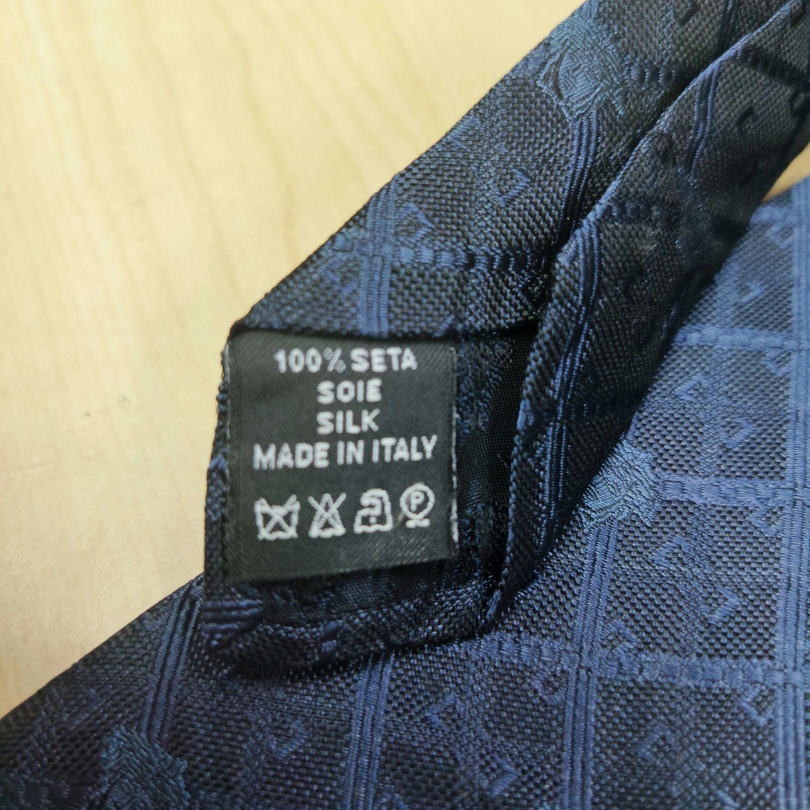 Versace Authentic Gianni Versace Silk Tie - Medusa Head Lattice Size ONE SIZE - 4 Thumbnail