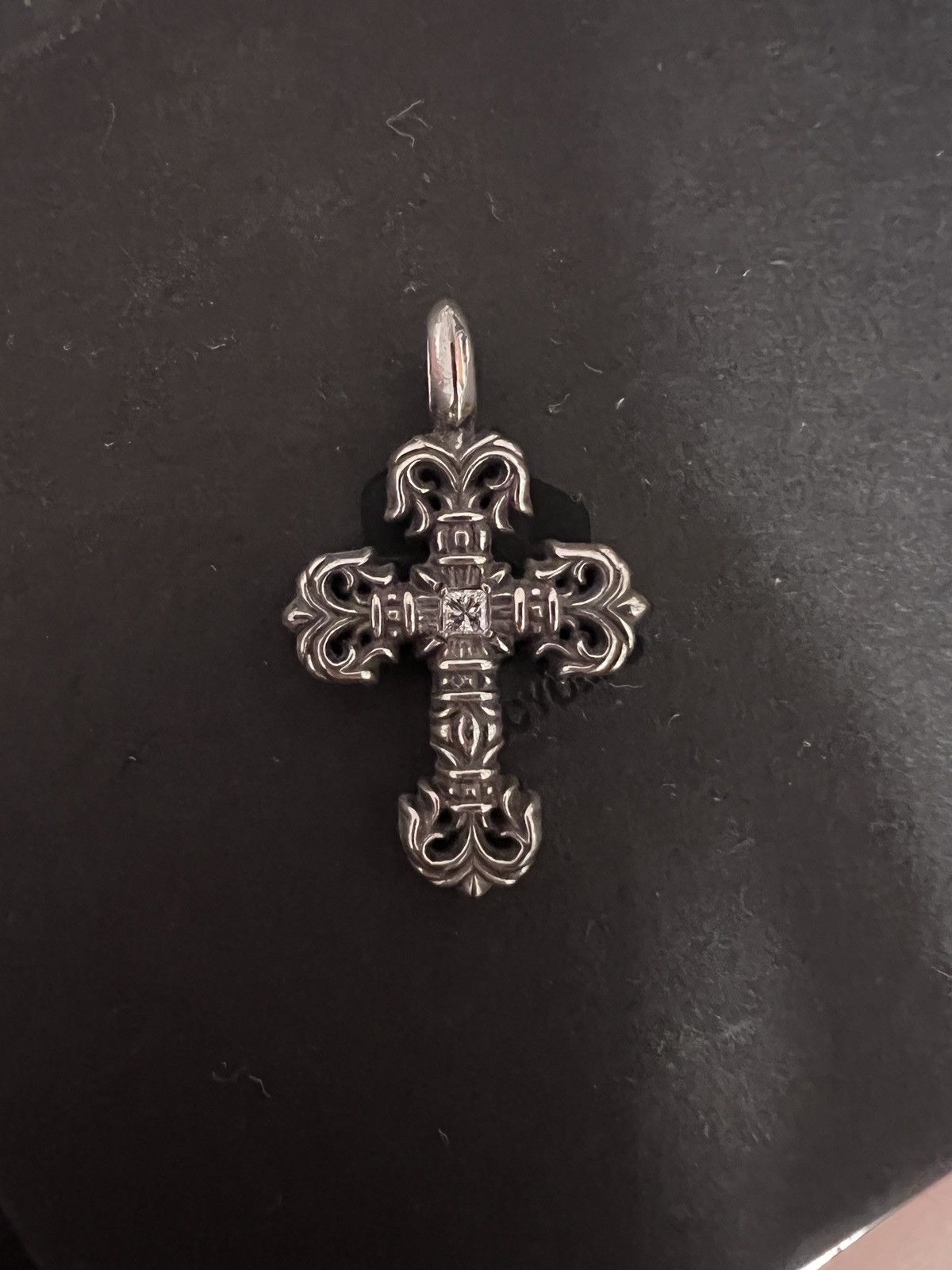 Chrome Hearts Chrome Hearts Filigree 1 Diamond Cross Pendant size XS Size ONE SIZE - 4 Thumbnail