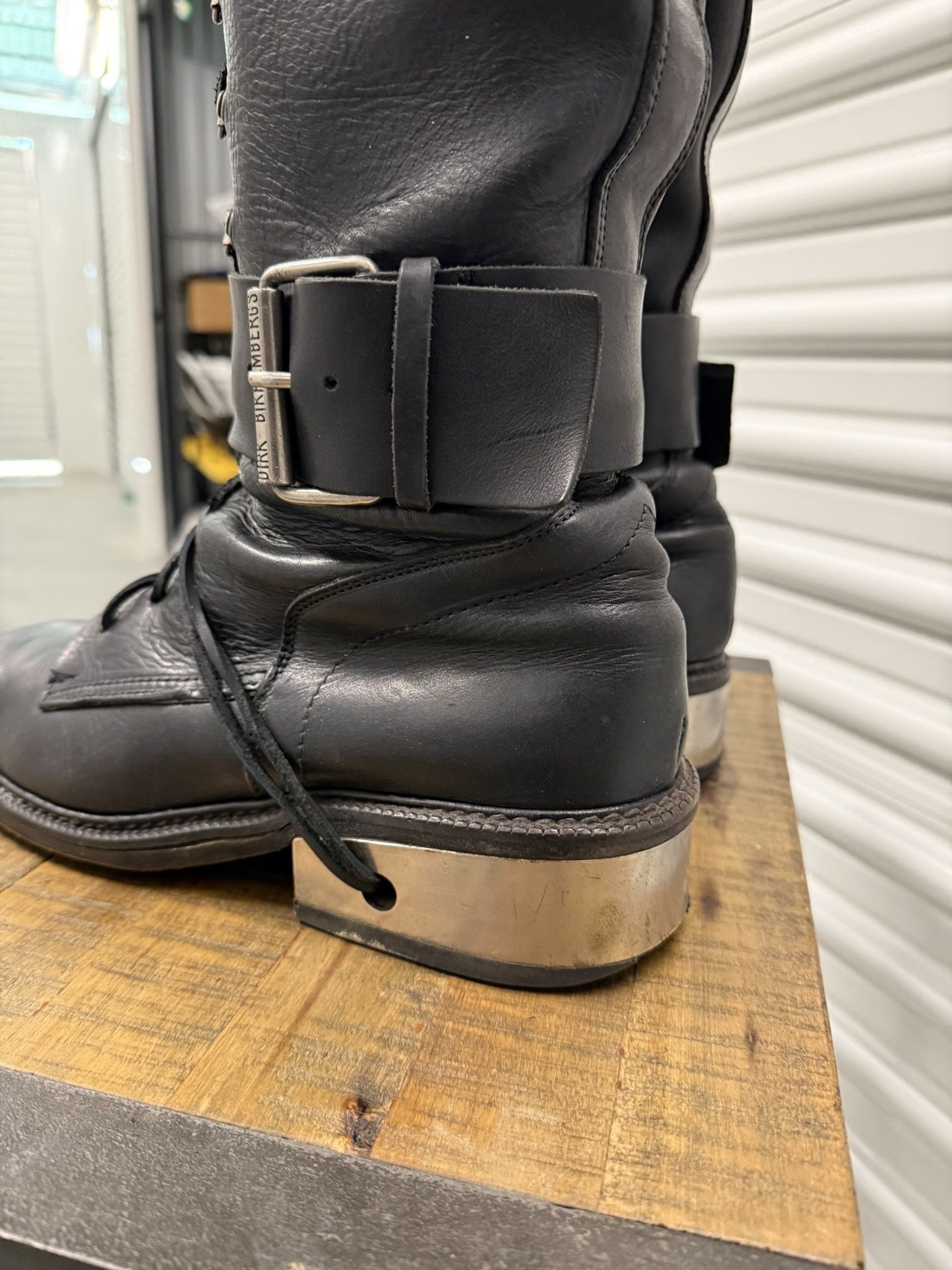 Dirk Bikkembergs Dirk Bikkembergs knee-high buckled Metal Heels Size US 12 / EU 45 - 5 Thumbnail