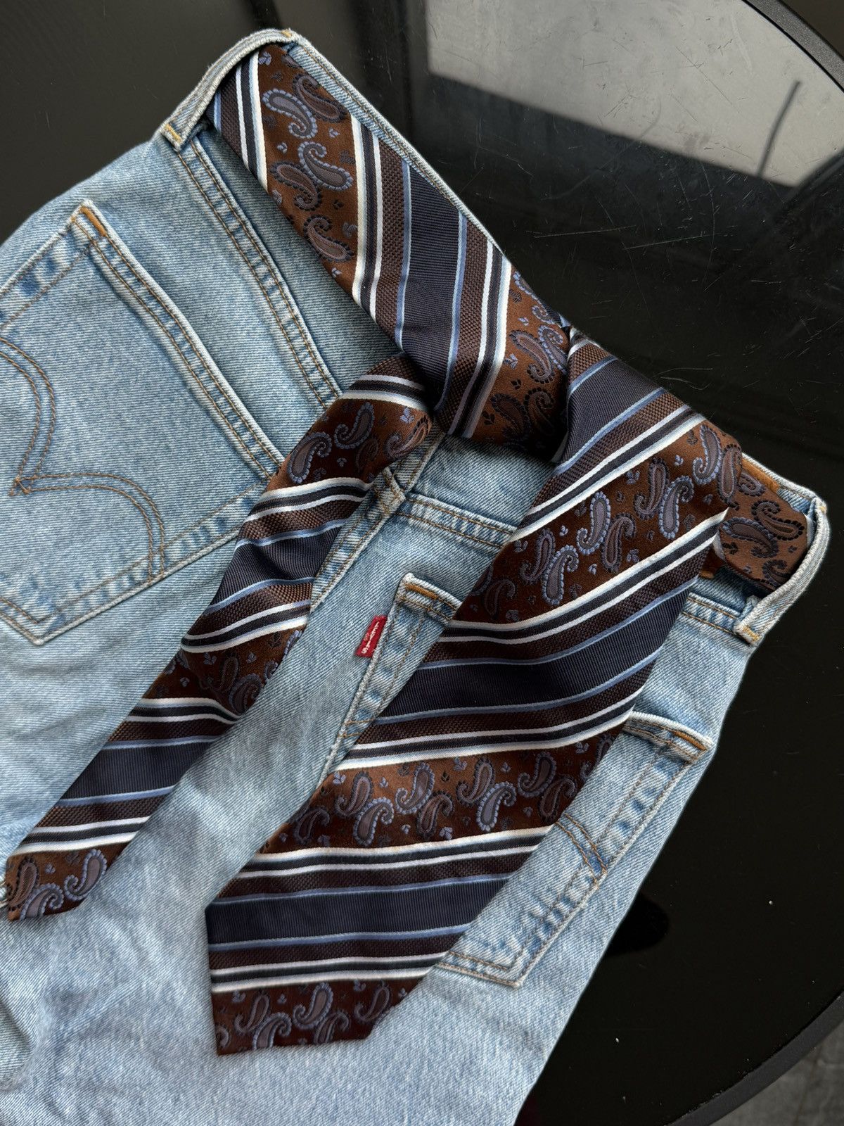 Balmain Vintage tie balmain paris silk Size ONE SIZE - 3 Thumbnail