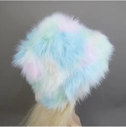 Other Soft Faux Fox Fur Beanies Hat Size ONE SIZE - 3 Thumbnail