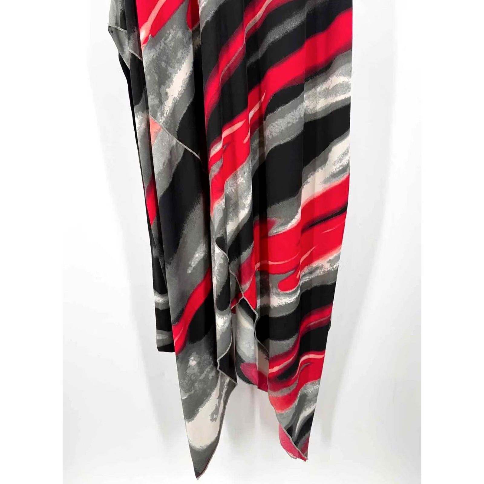 Mango Pre-Owned Tango Mango Grey Size Large Hi-Low Sleeveless Dress Size L / US 10 / IT 46 - 2 Thumbnail