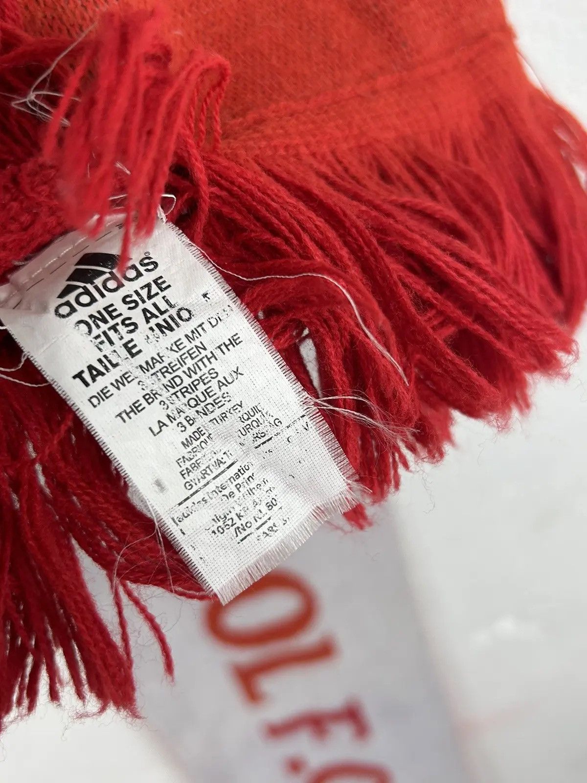Adidas 00s Vintage Liverpool FC x Adidas 2007 Rare Muffler Scarf Size ONE SIZE - 5 Thumbnail