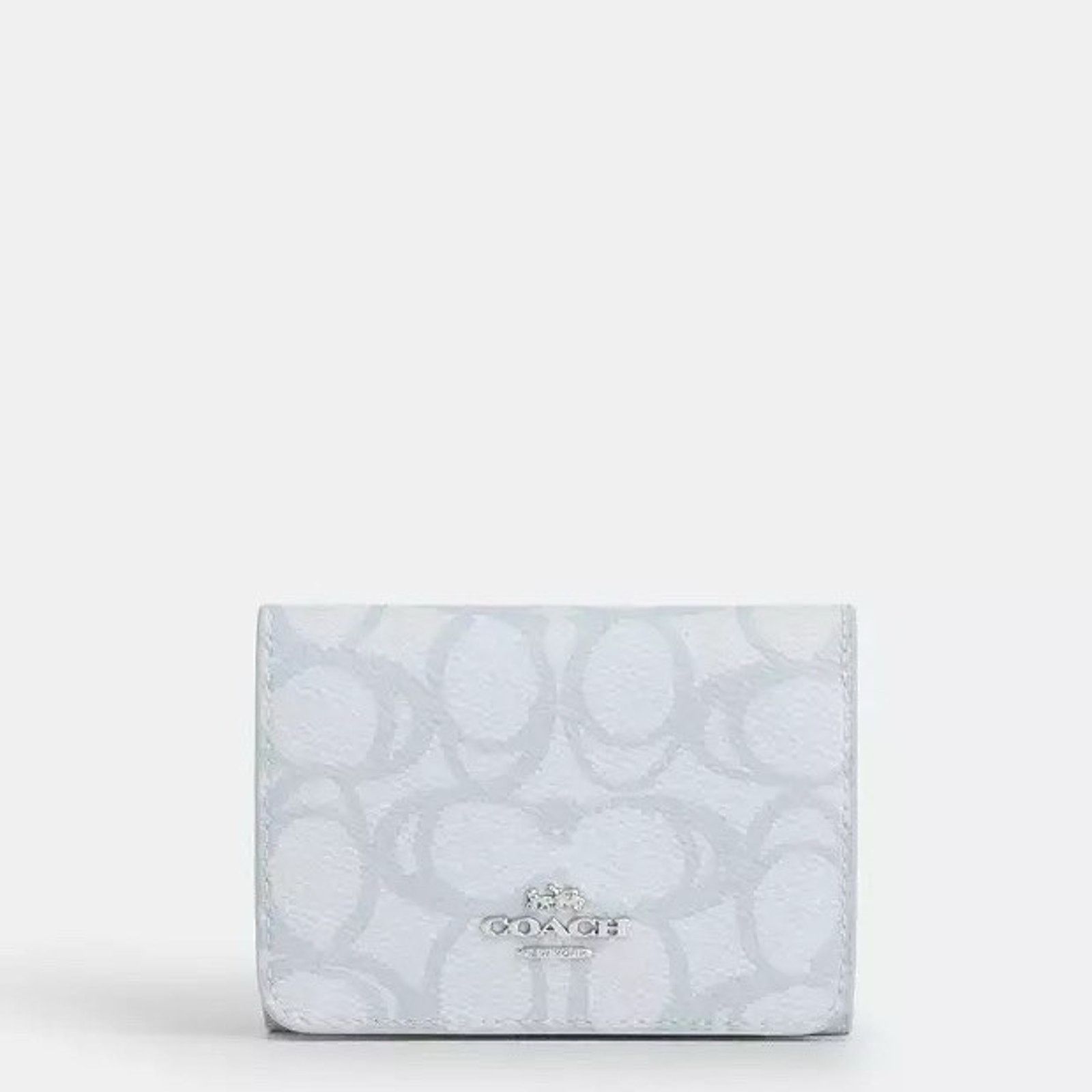 Coach NWT Coach Card Holder Wallet Sketch Signature Canvas CZ034 Size ONE SIZE - 8 Thumbnail