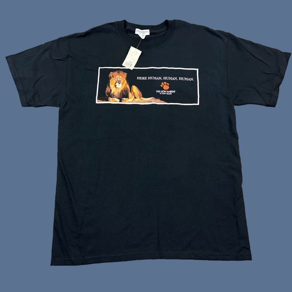 Vintage VINTAGE MGM GRAND Las Vegas Shirt Mens Large Black Lion Habitat Deadstock Y2K Size US L / EU 52-54 / 3 - 1 Thumbnail