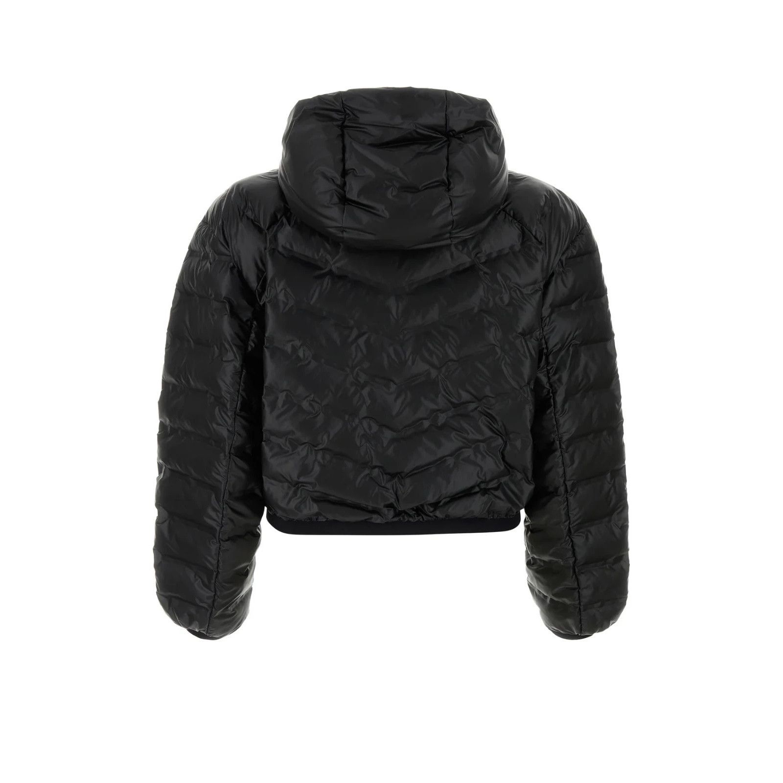 Prada PRADA Black Polyurethane Blend Padded Jacket New And Authent Size M / US 6-8 / IT 42-44 - 2 Thumbnail