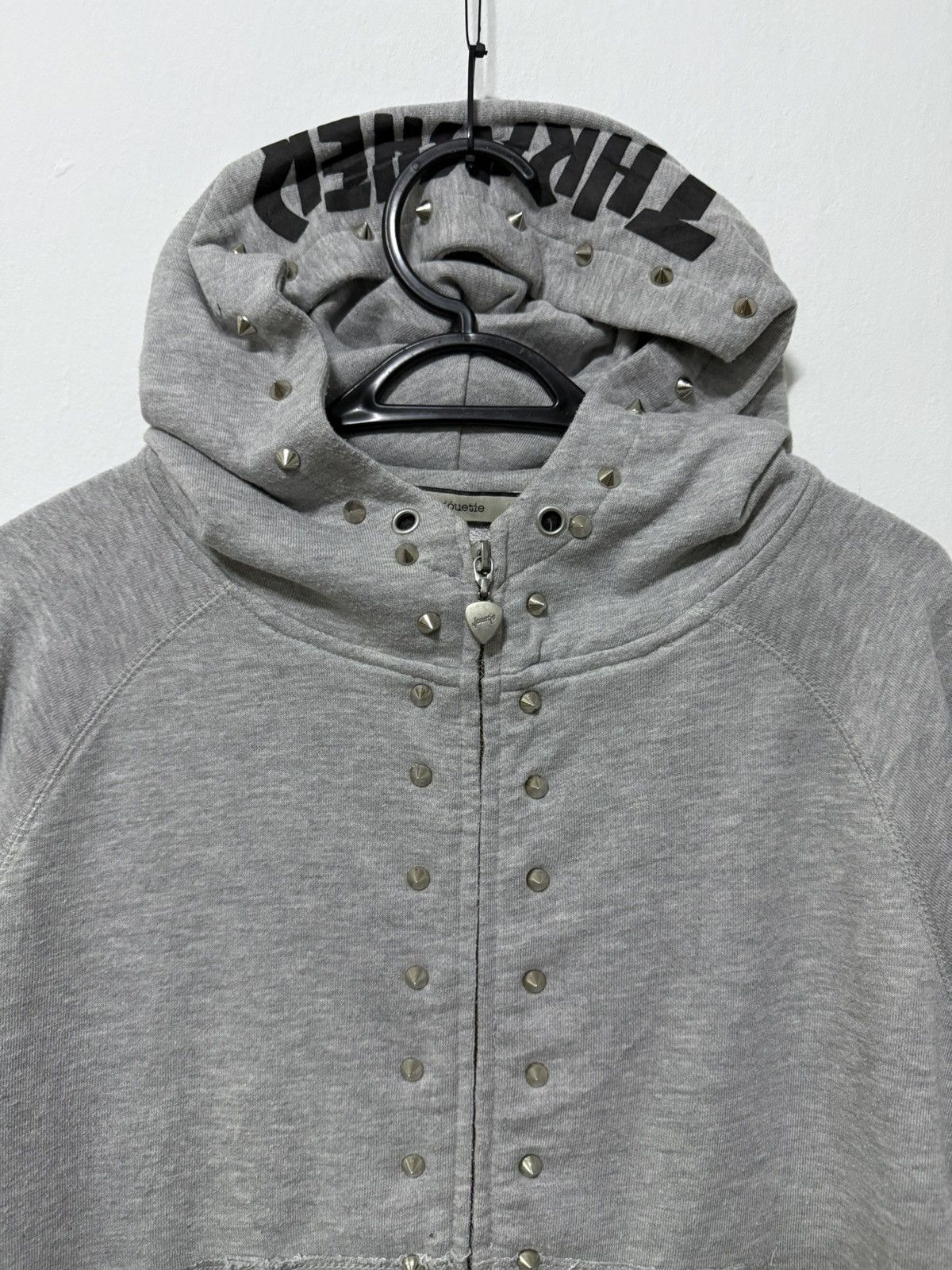 Thrasher Jouetie x Thrasher magazine studded zipper hoodie Size US M / EU 48-50 / 2 - 2 Thumbnail