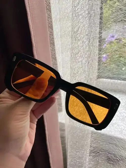 Jewelry Black Square Sunglasses Retro Punk Archive Vibe Jewelry Art Size ONE SIZE - 2 Thumbnail