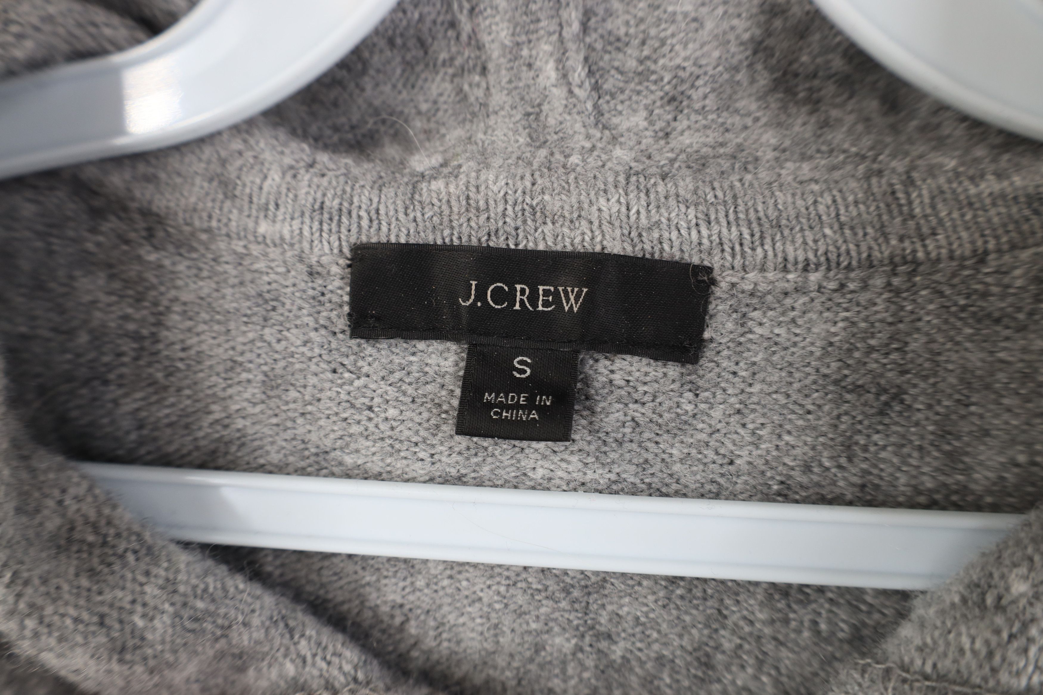 J.Crew J Crew Soft Cashmere Wool Blend Knit Hooded Sweater Hoodie Size S / US 4 / IT 40 - 6 Thumbnail