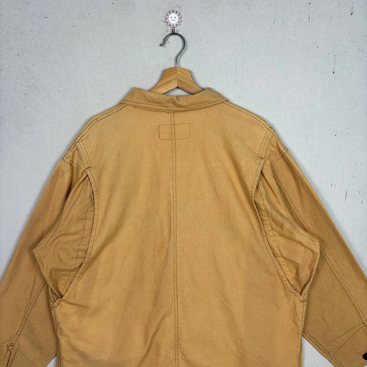 Japanese Brand Vintage P.R.S. Canvas Work Jacket L Tan Chore Coat Detroit Size US L / EU 52-54 / 3 - 4 Thumbnail