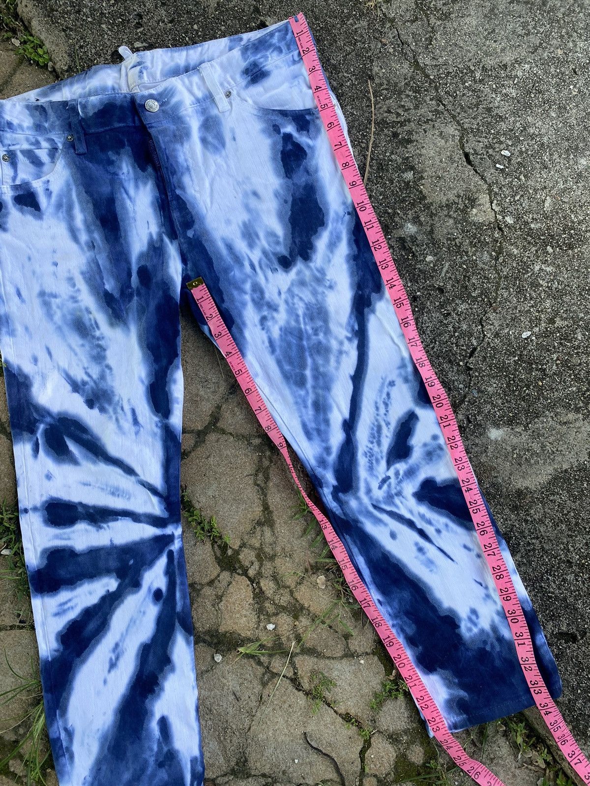 Dsquared2 🔥 Rare 🔥 Dsquared2 Tie Dye Denim Jeans Pants Size US 35 - 12 Thumbnail