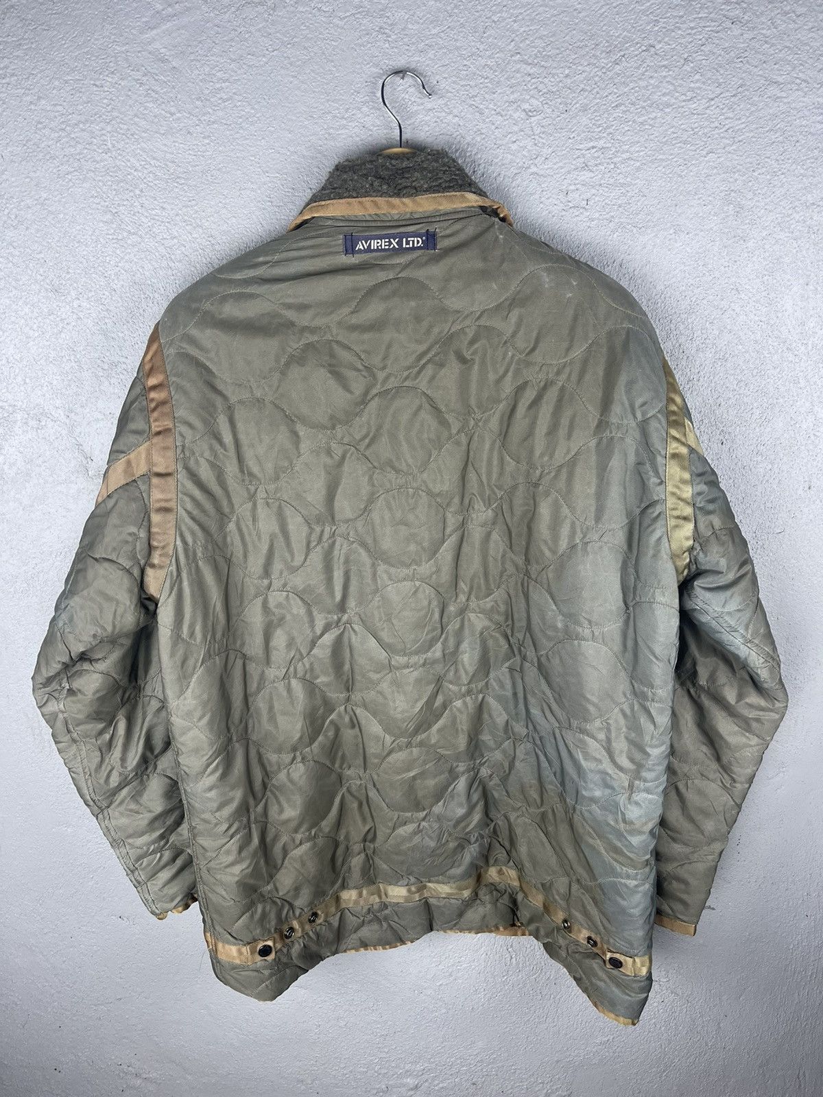 Avirex 🔥STEALS AVIREX Military Style Quilted Jacket Size US L / EU 52-54 / 3 - 2 Thumbnail