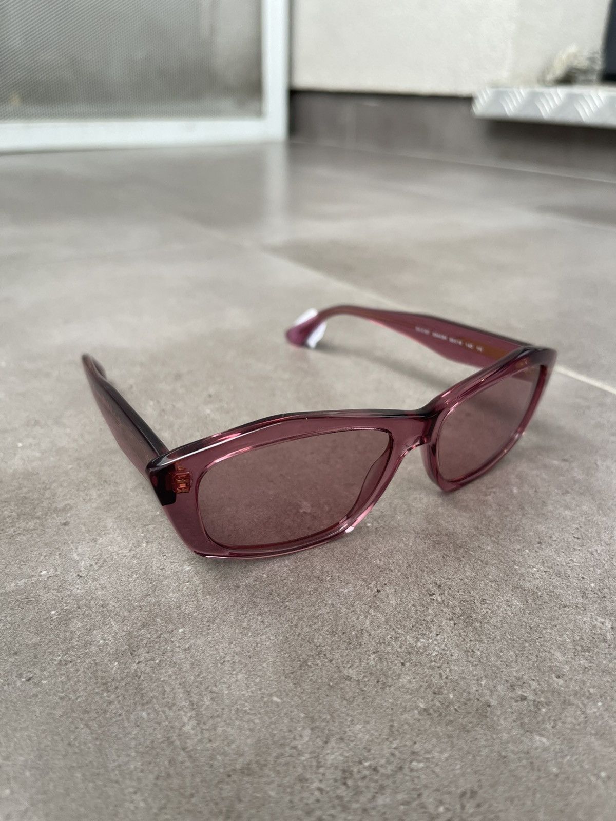 Emporio Armani !DS! Emporio Armani EA4187 5544/84 Cherry Pink Sunglasses Size ONE SIZE - 4 Thumbnail