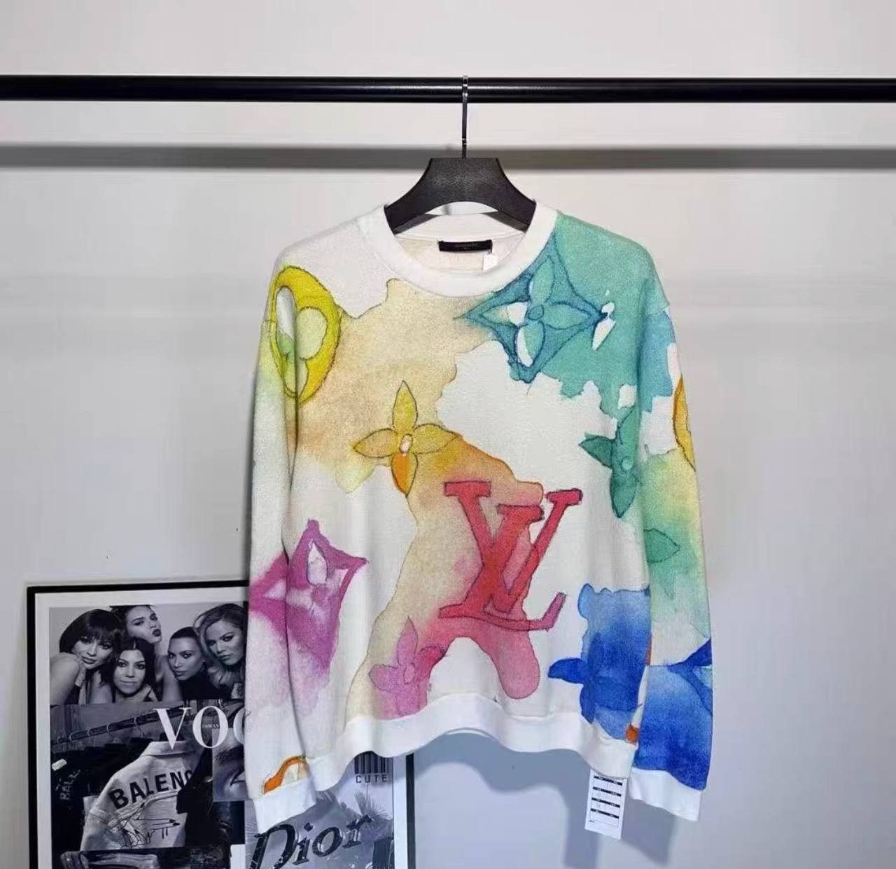 Louis Vuitton louis vuitton watercolor graphic sweatshirt-dmc Size US XL / EU 56 / 4 - 1 Thumbnail